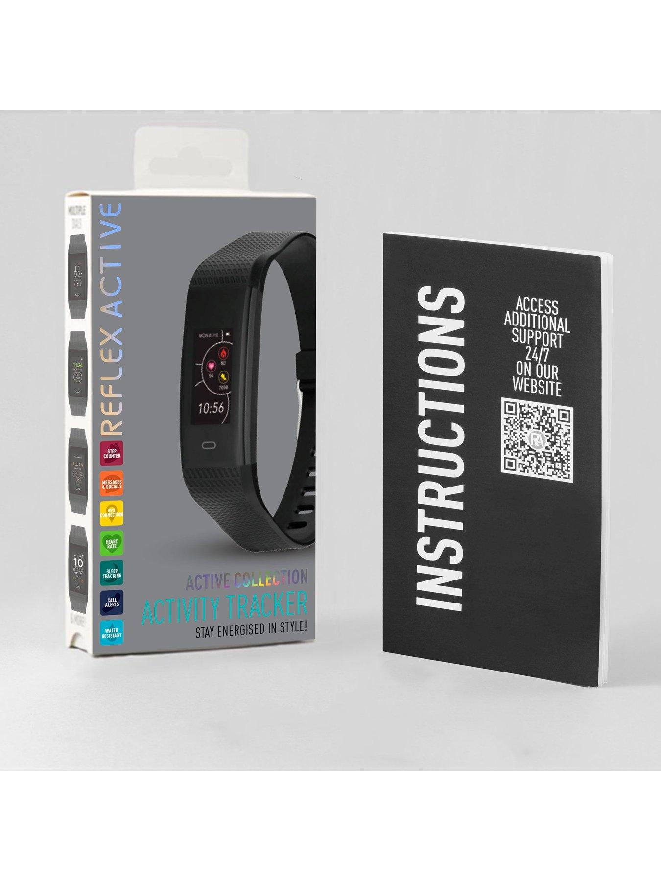  image of reflex-active-series-35-black-silicone-strap-smart-activity-tracker