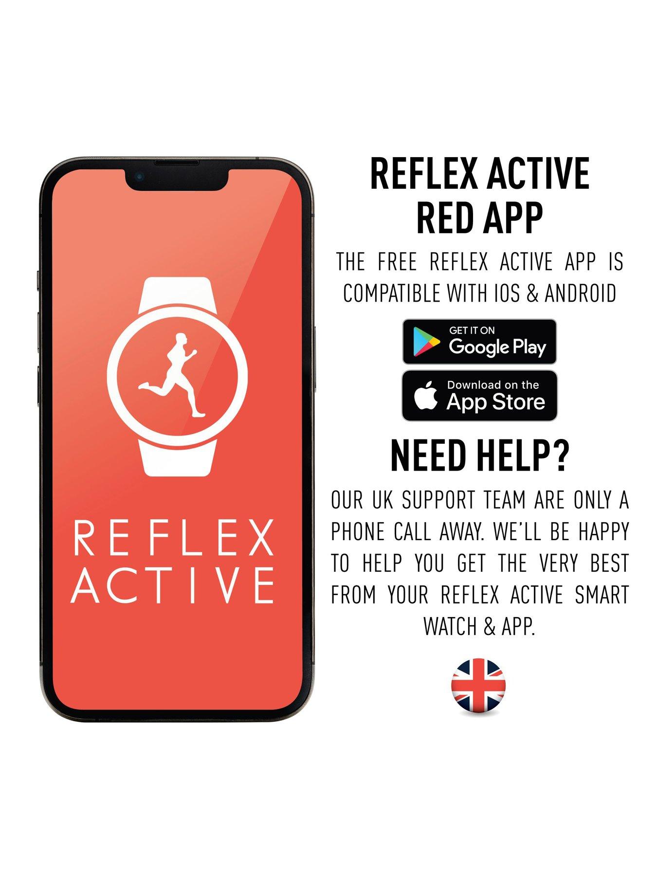 Image 3 of 5 of Reflex Active Series 37 Dusty Pink Strap Smart Calling Watch
