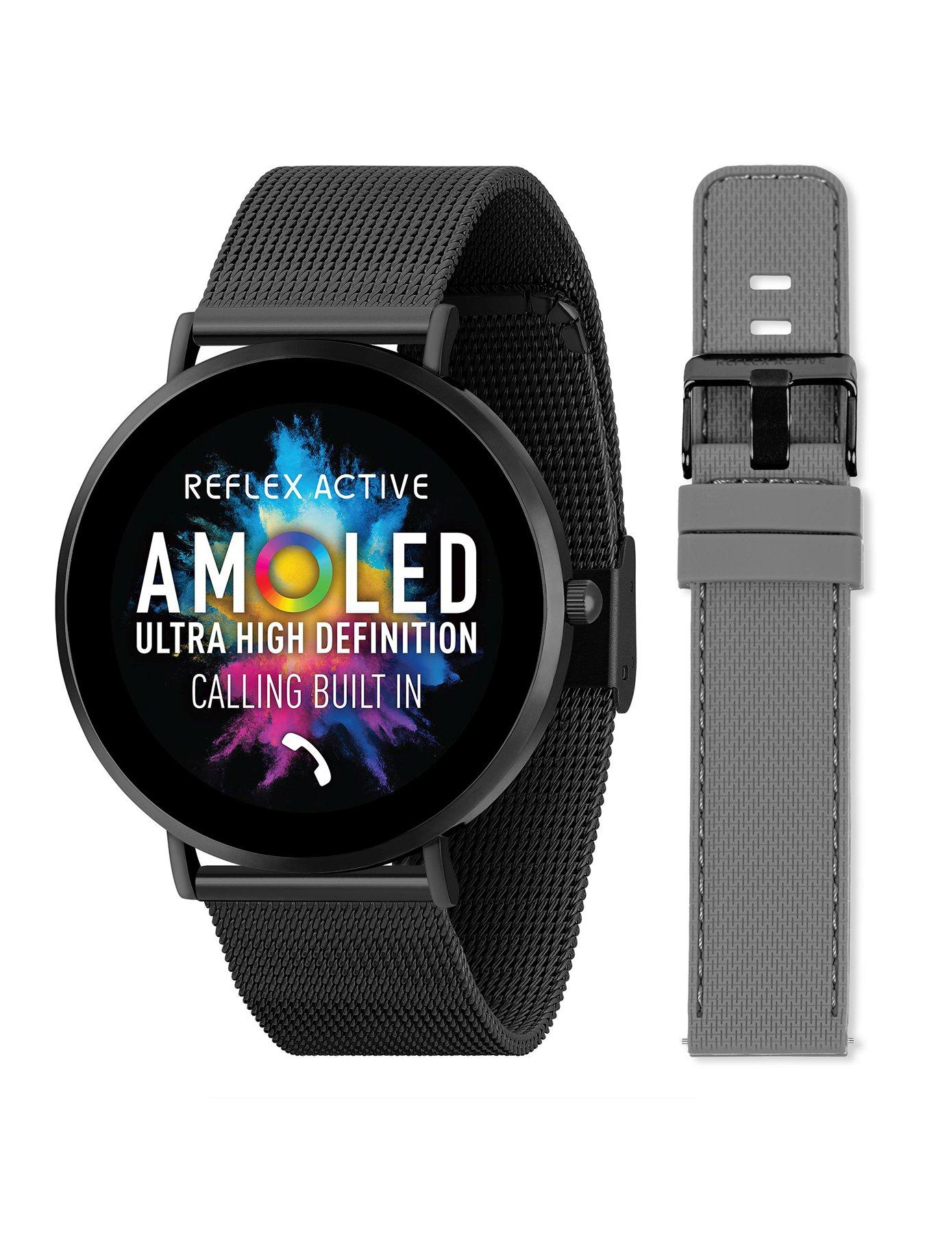 reflex-active-series-42-black-mesh-and-grey-silicone-strap-amoled-ultra-slim-smart-calling-watch-set