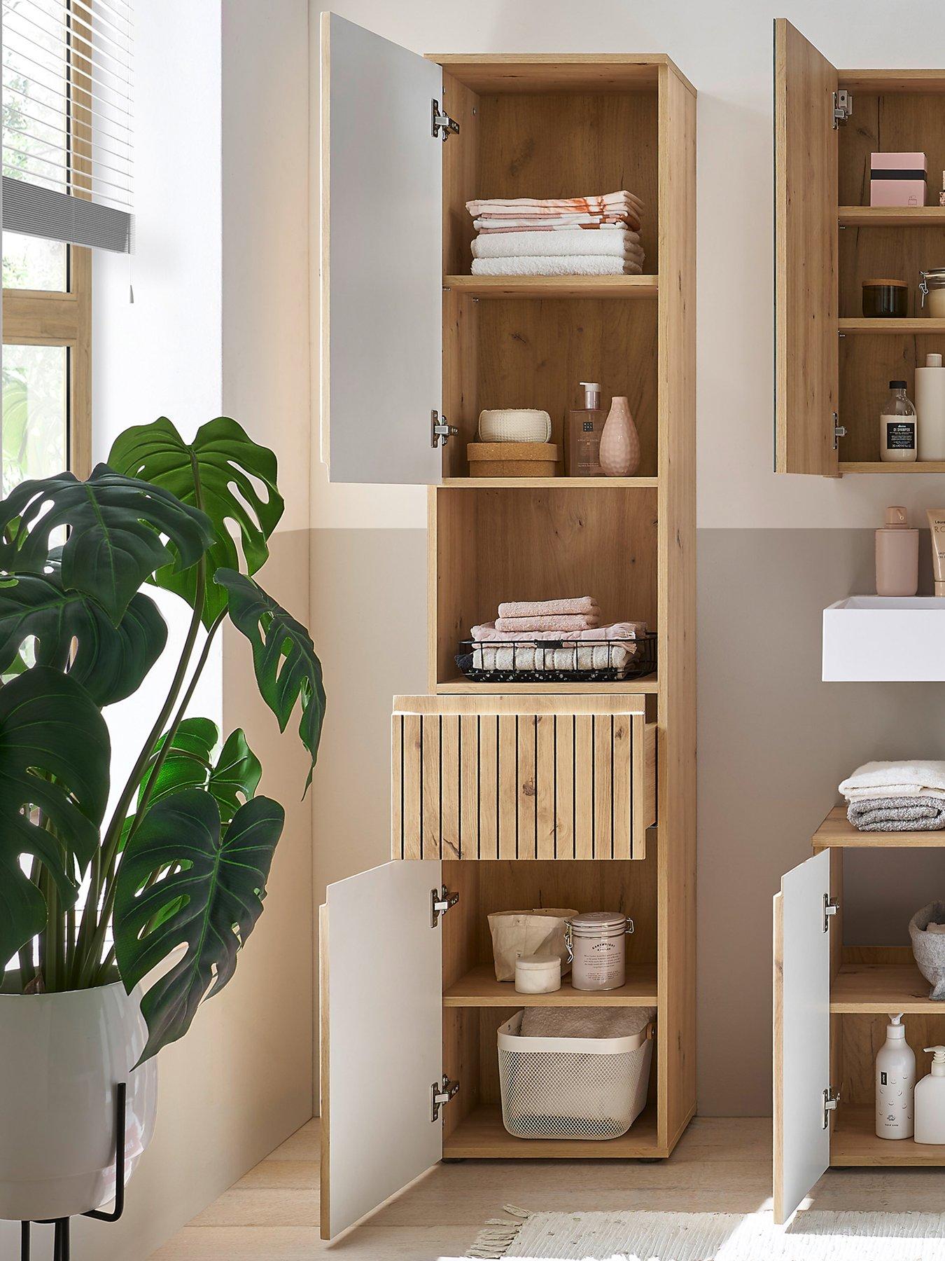  image of julian-bowen-austin-tall-bathroom-cabinet