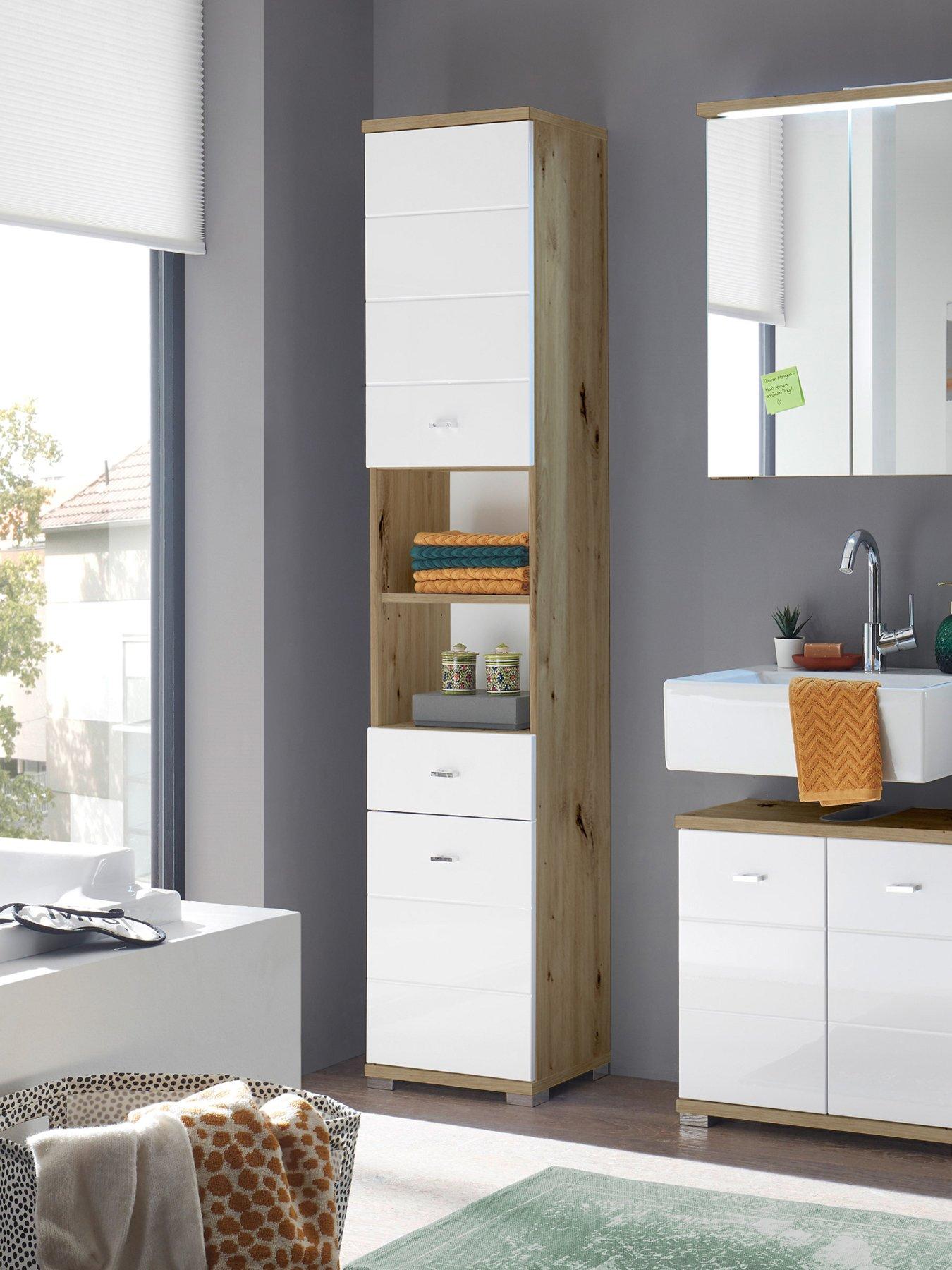 undefined Pool Tall Bathroom Cabinet - White