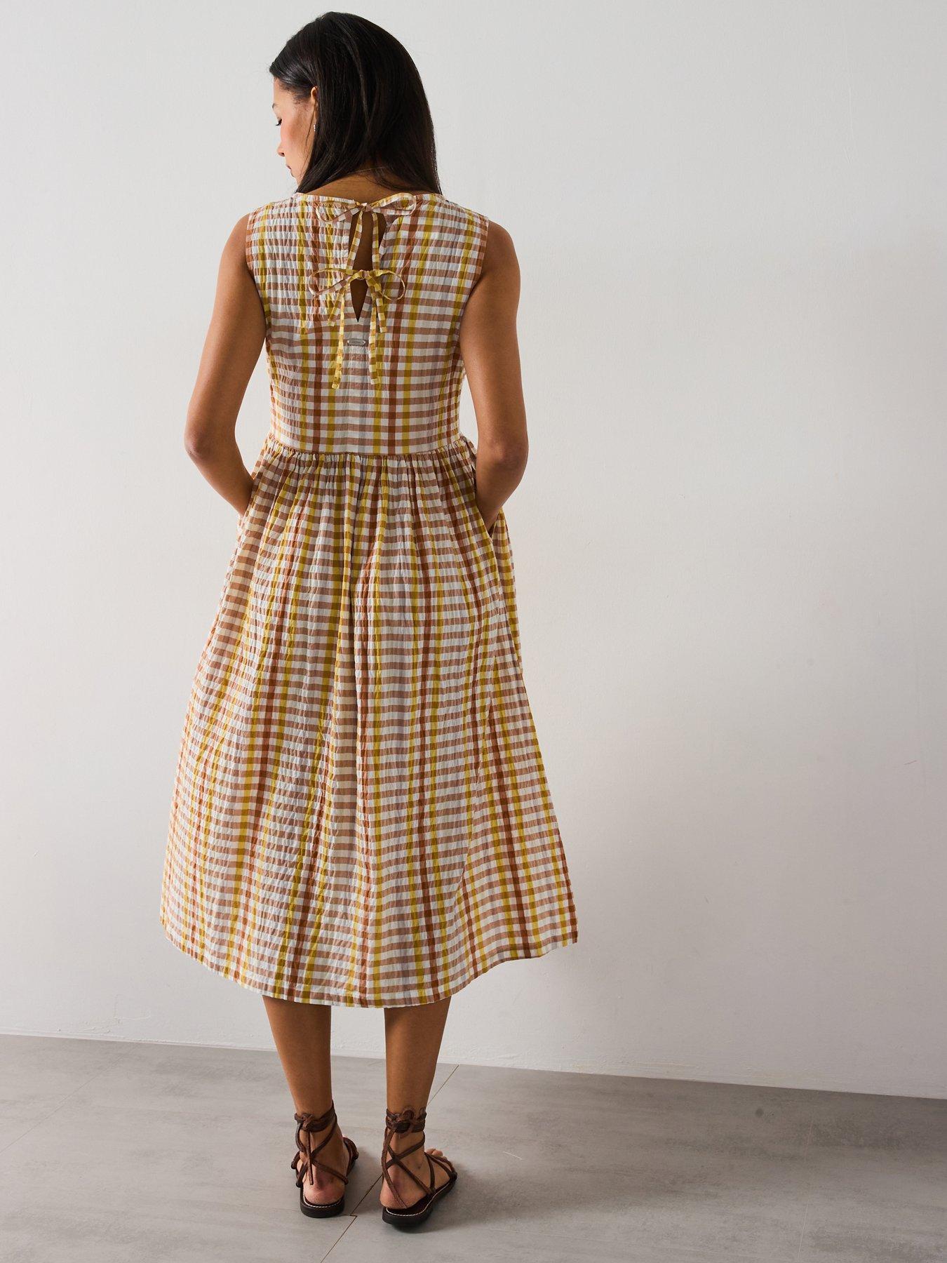 image of barbour-penelope-midi-dress-multi