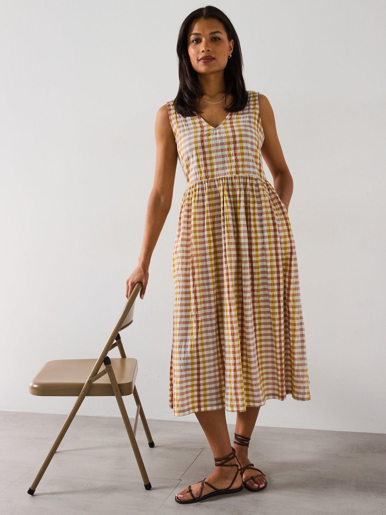  image of barbour-penelope-midi-dress-multi
