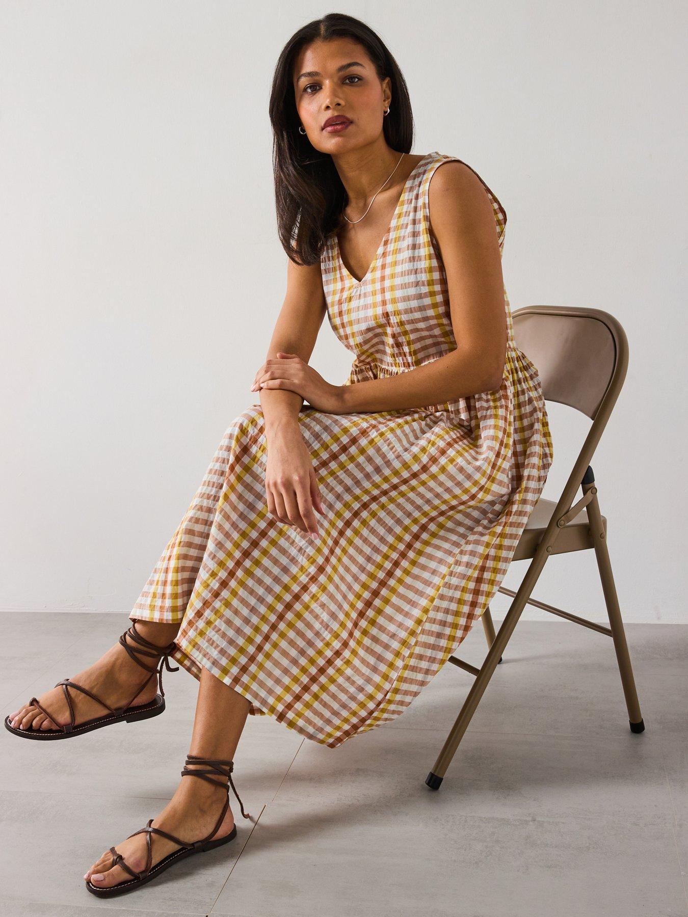 image of barbour-penelope-midi-dress-multi