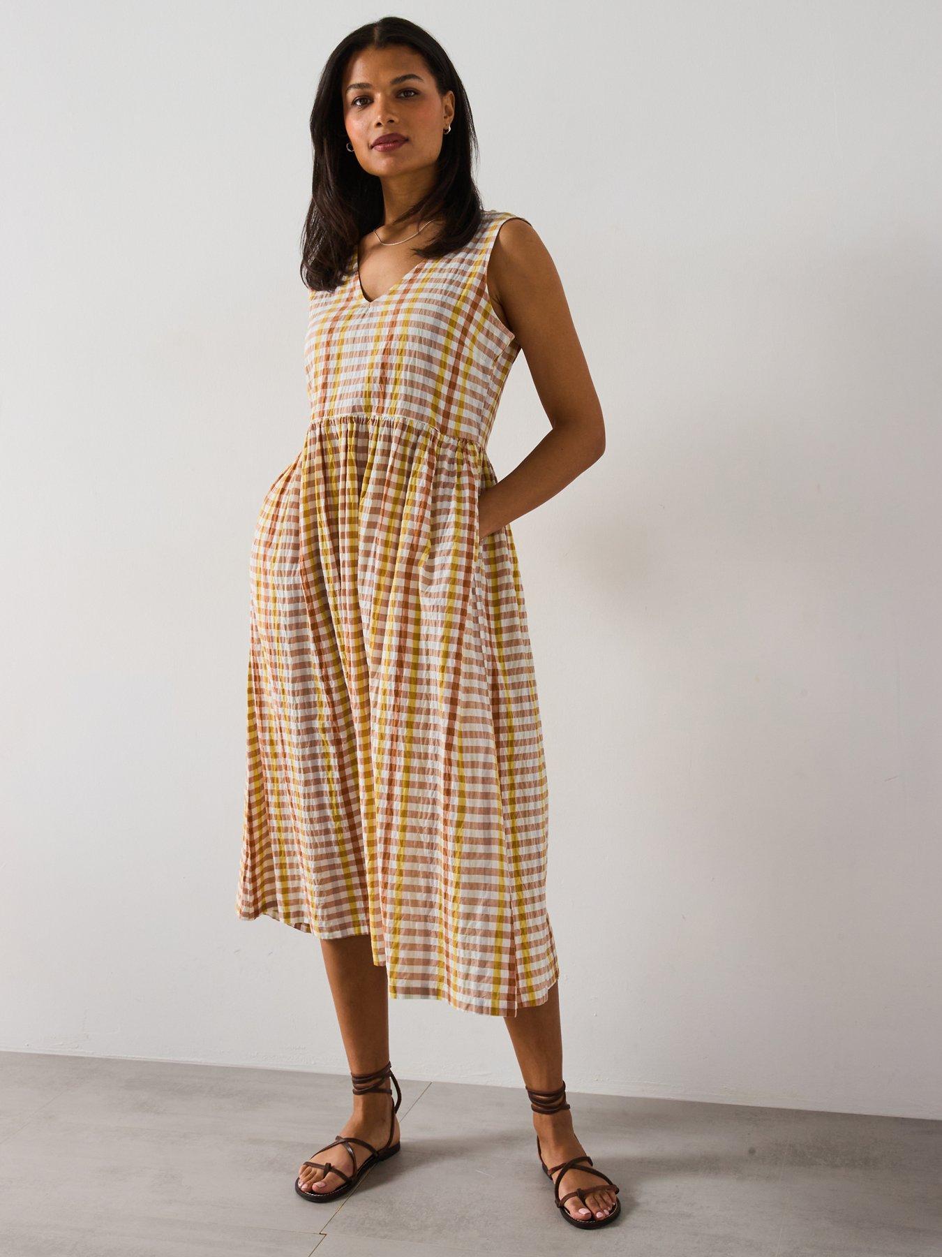  image of barbour-penelope-midi-dress-multi