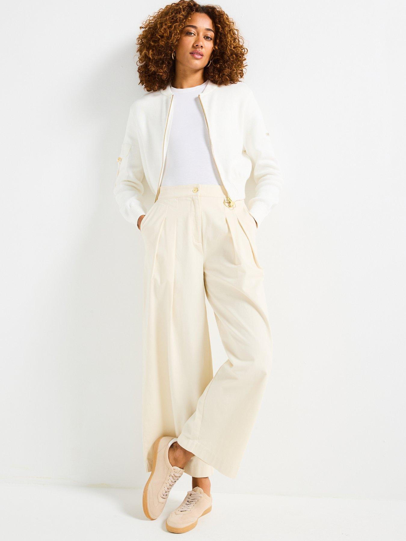  image of barbour-international-priya-knitted-bomber-beige