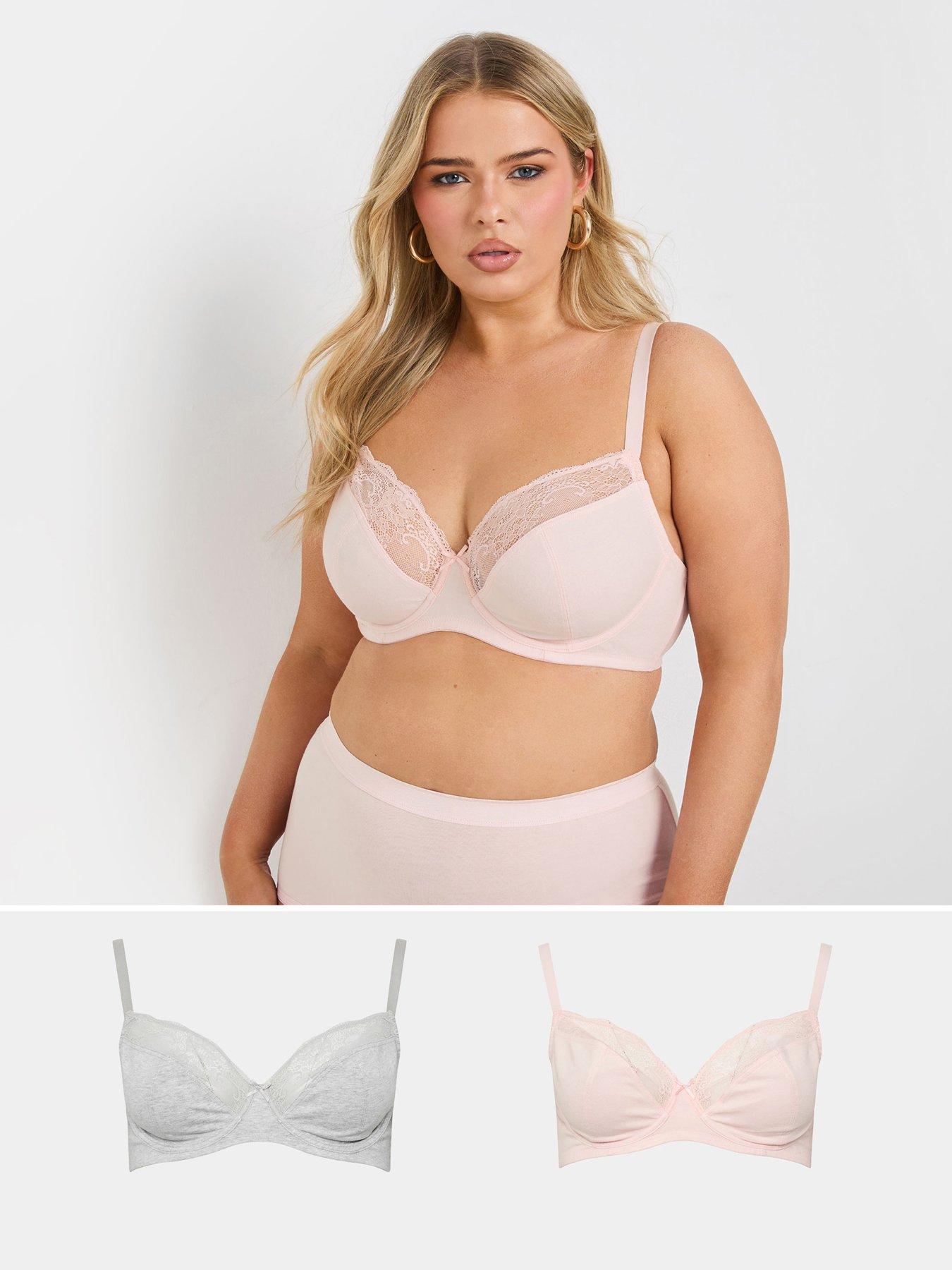 yours-curve-2-pack-floral-embellished-padded-bra
