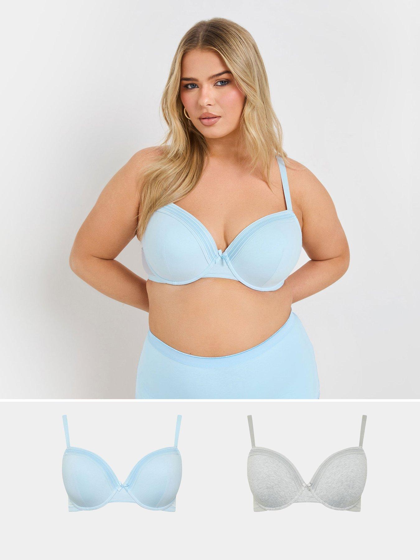 undefined Curve 2 Pack Floral Embellished Padded Bra