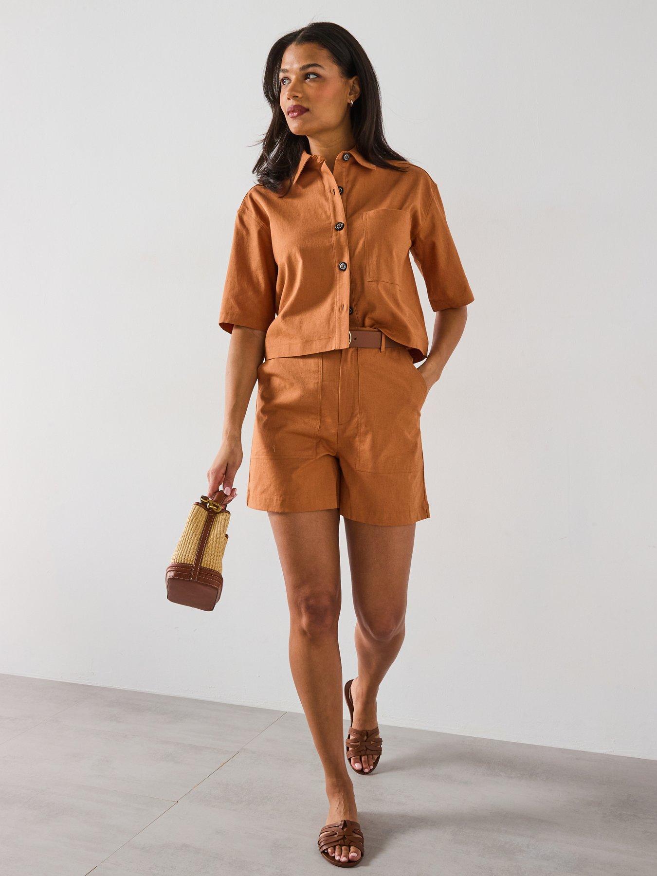  image of barbour-cary-shirt-brown