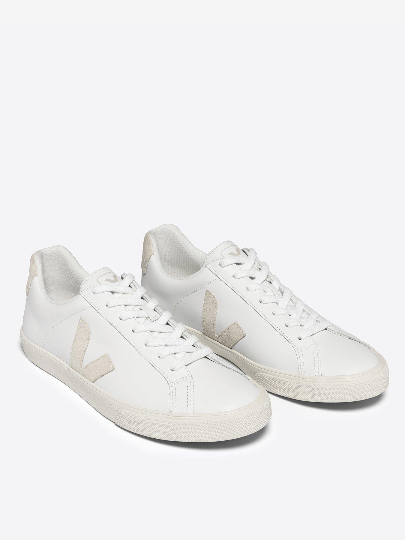 Image 2 of 3 of Veja Women's Esplar Logo Trainers - White/Beige