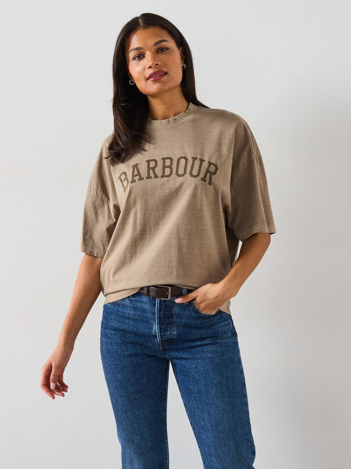  image of barbour-katie-t-shirt-green