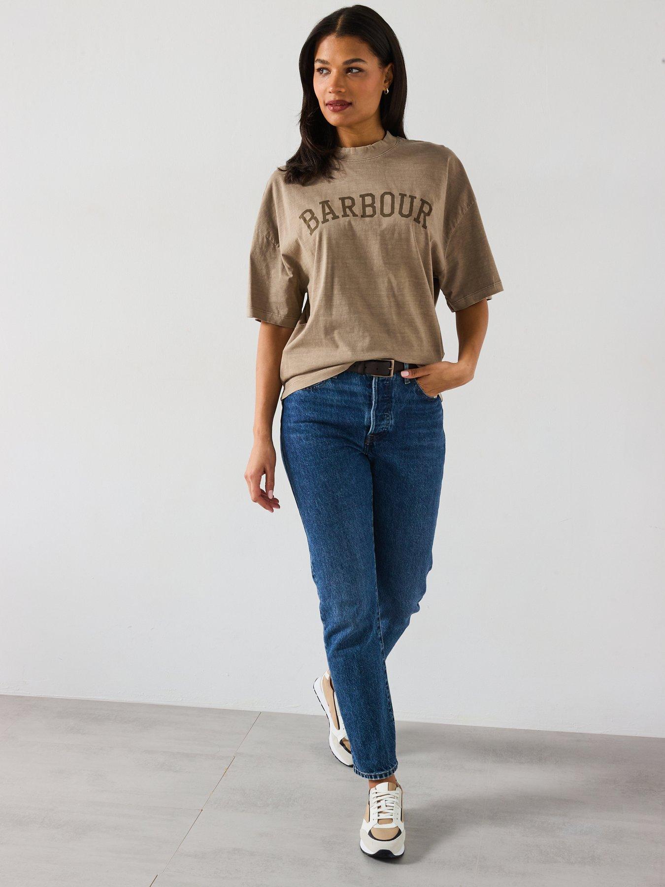  image of barbour-katie-t-shirt-green