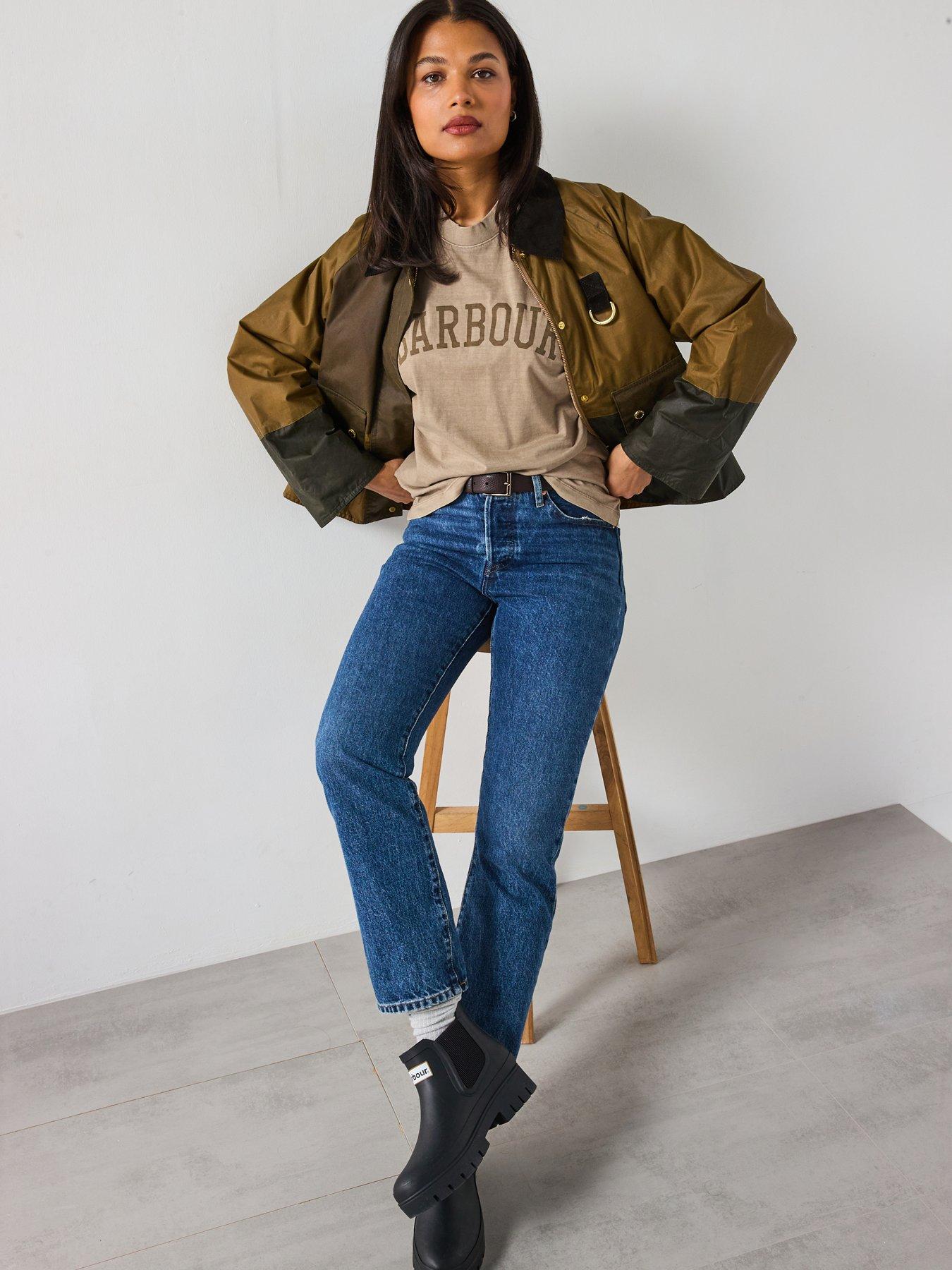  image of barbour-katie-t-shirt-green