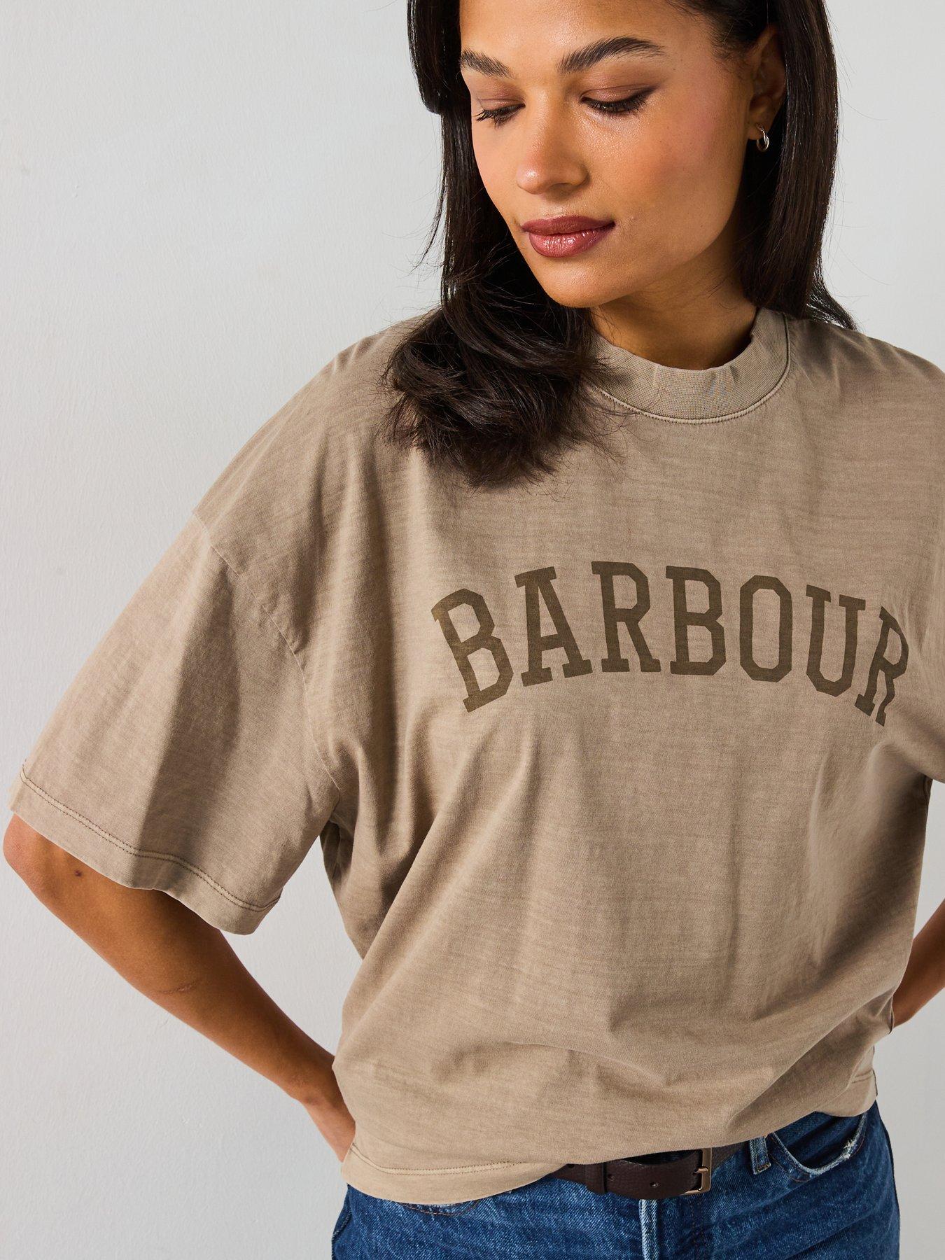  image of barbour-katie-t-shirt-green