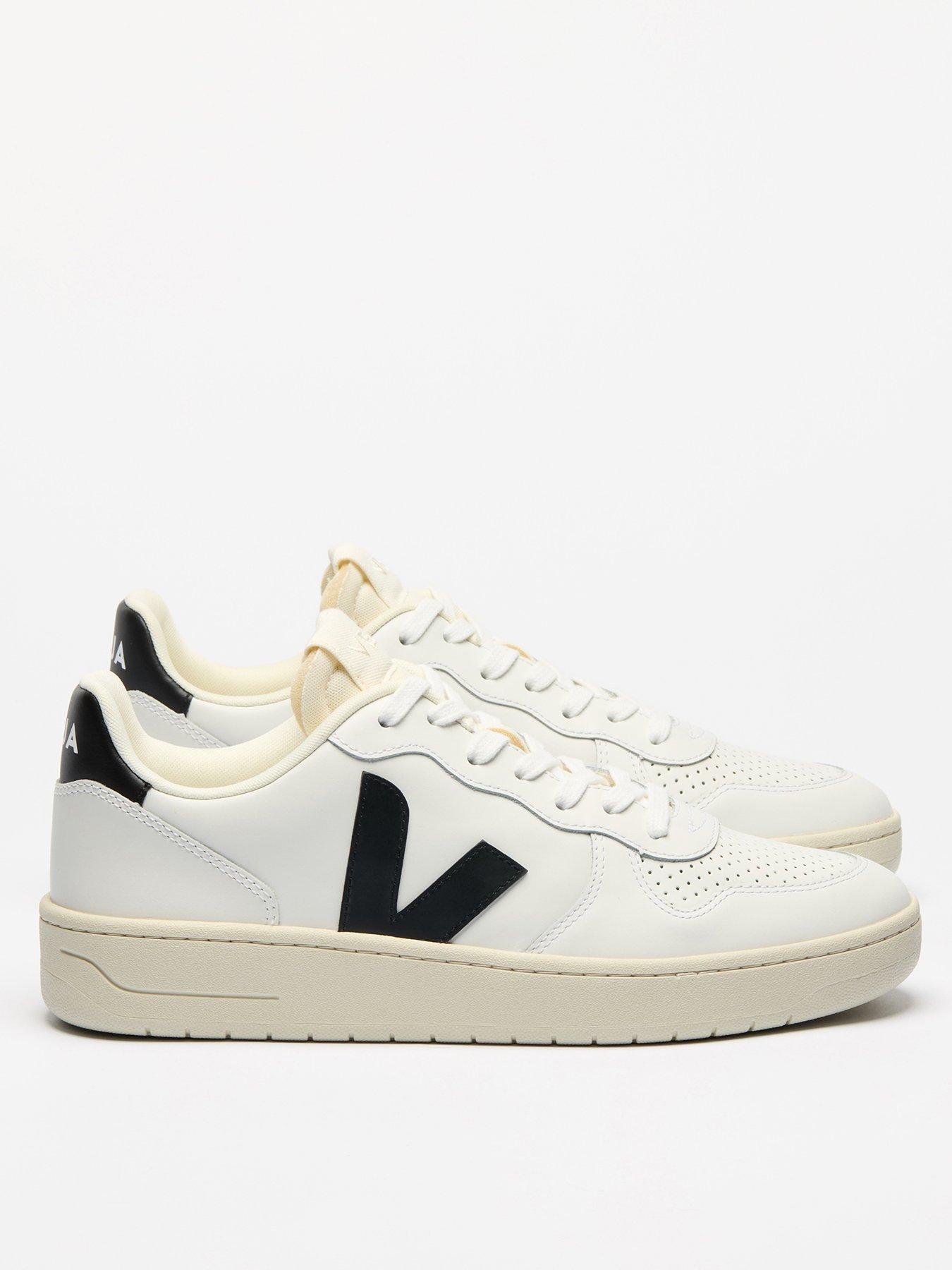  image of veja-womens-v-10-trainers-whiteblack