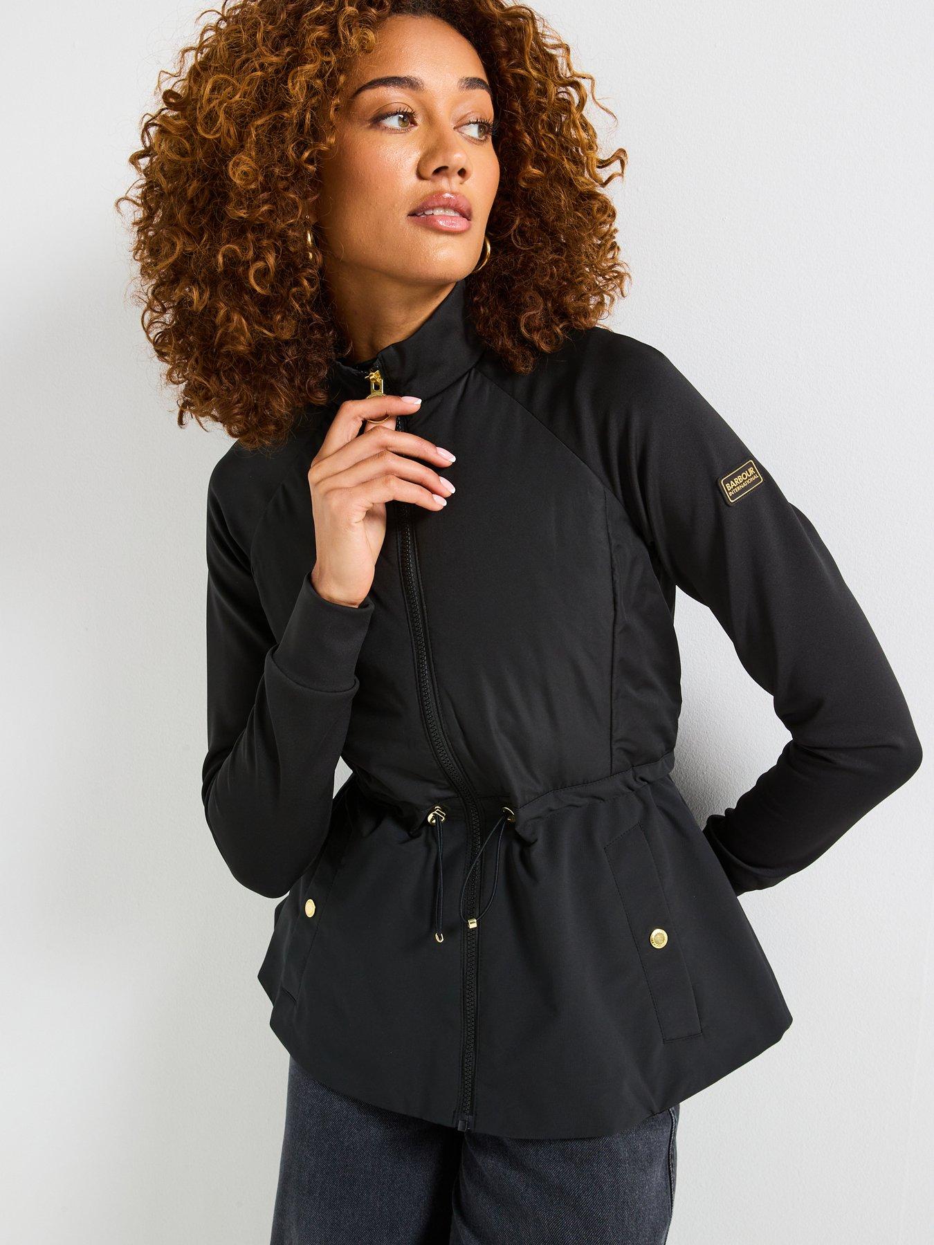  image of barbour-international-caprice-quilted-sweat-jacket-black