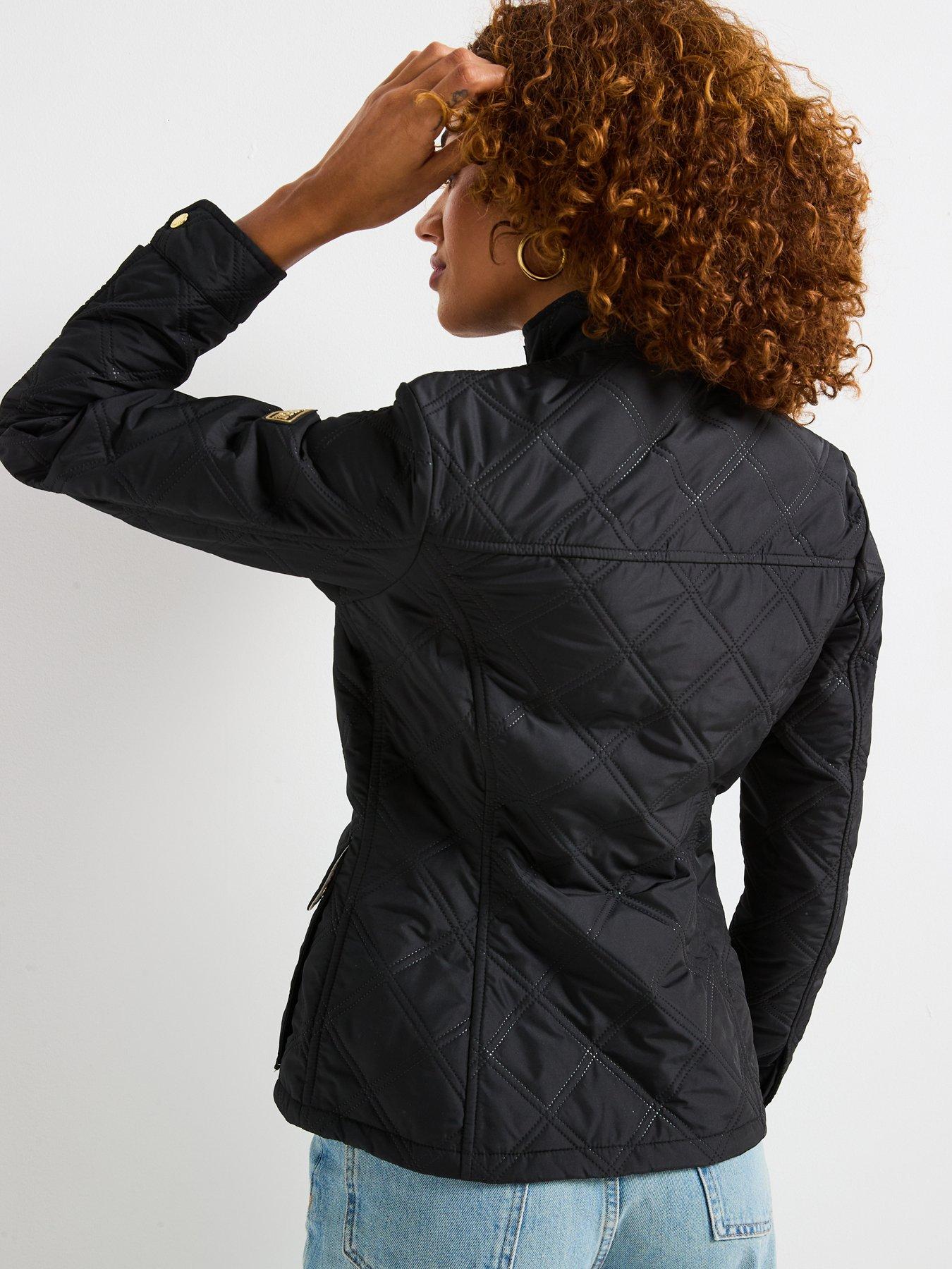  image of barbour-international-bintl-halsey-quilted-jacket-black
