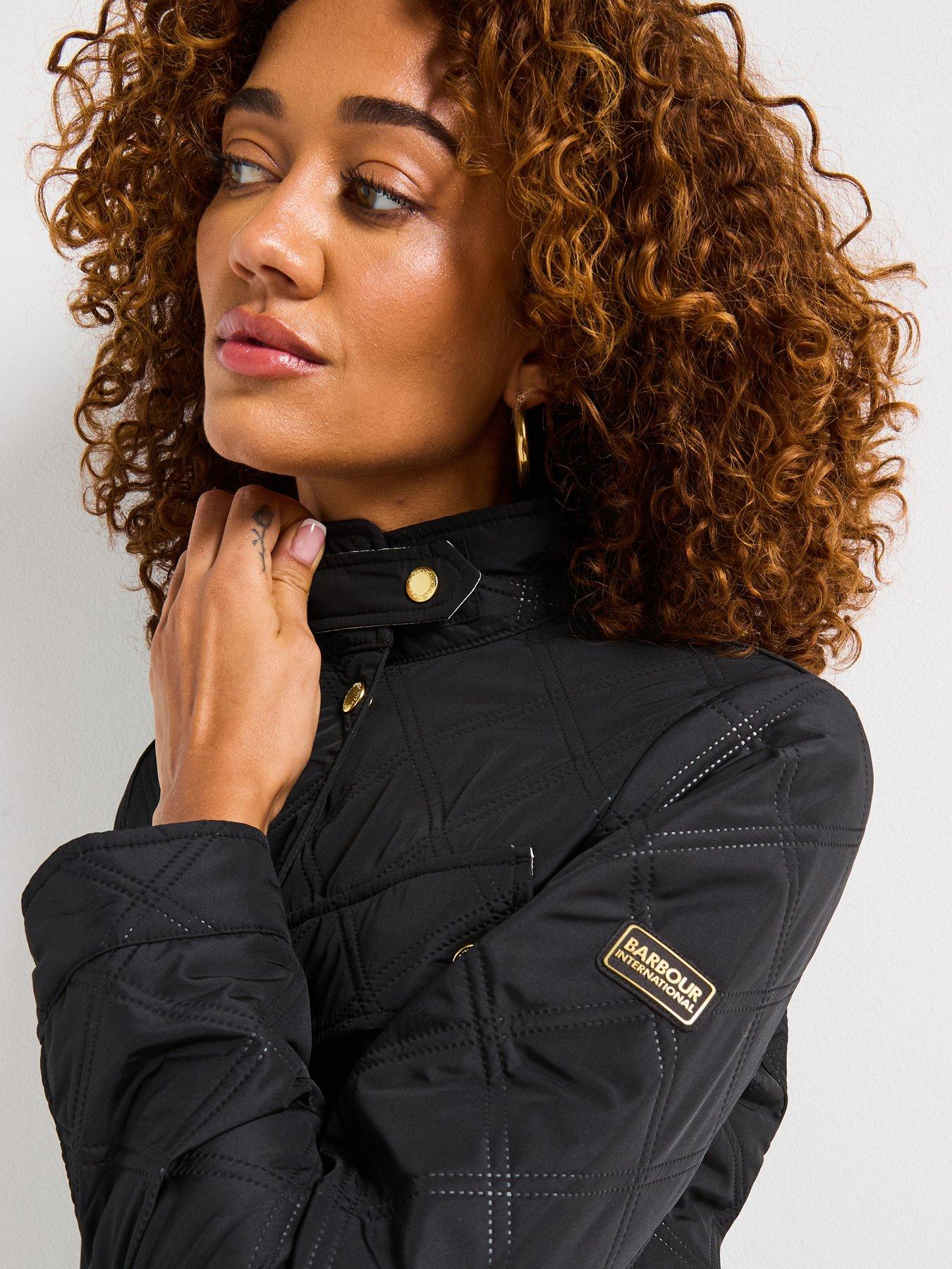  image of barbour-international-bintl-halsey-quilted-jacket-black