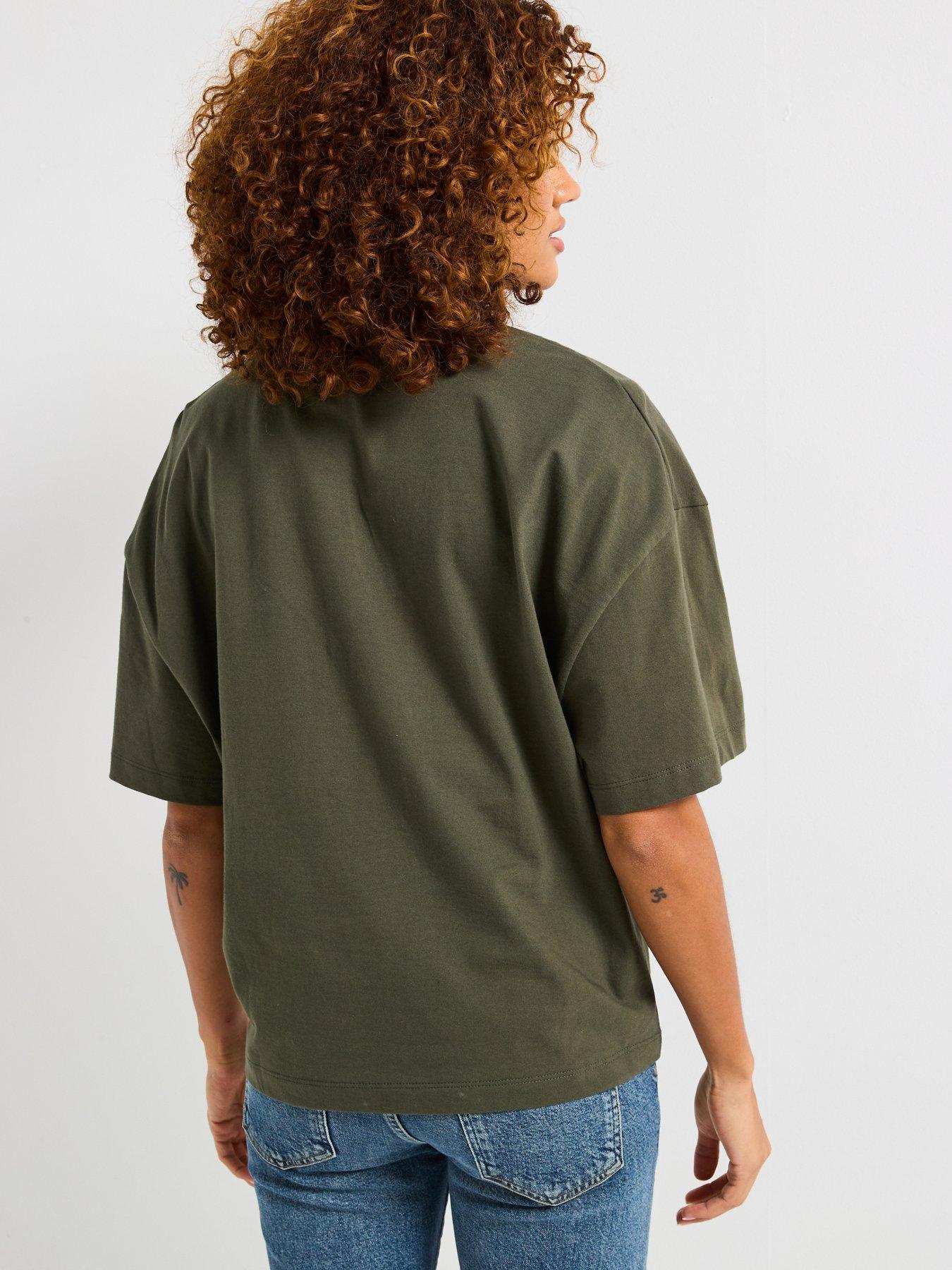  image of barbour-international-bintl-dakota-t-shirt-khaki