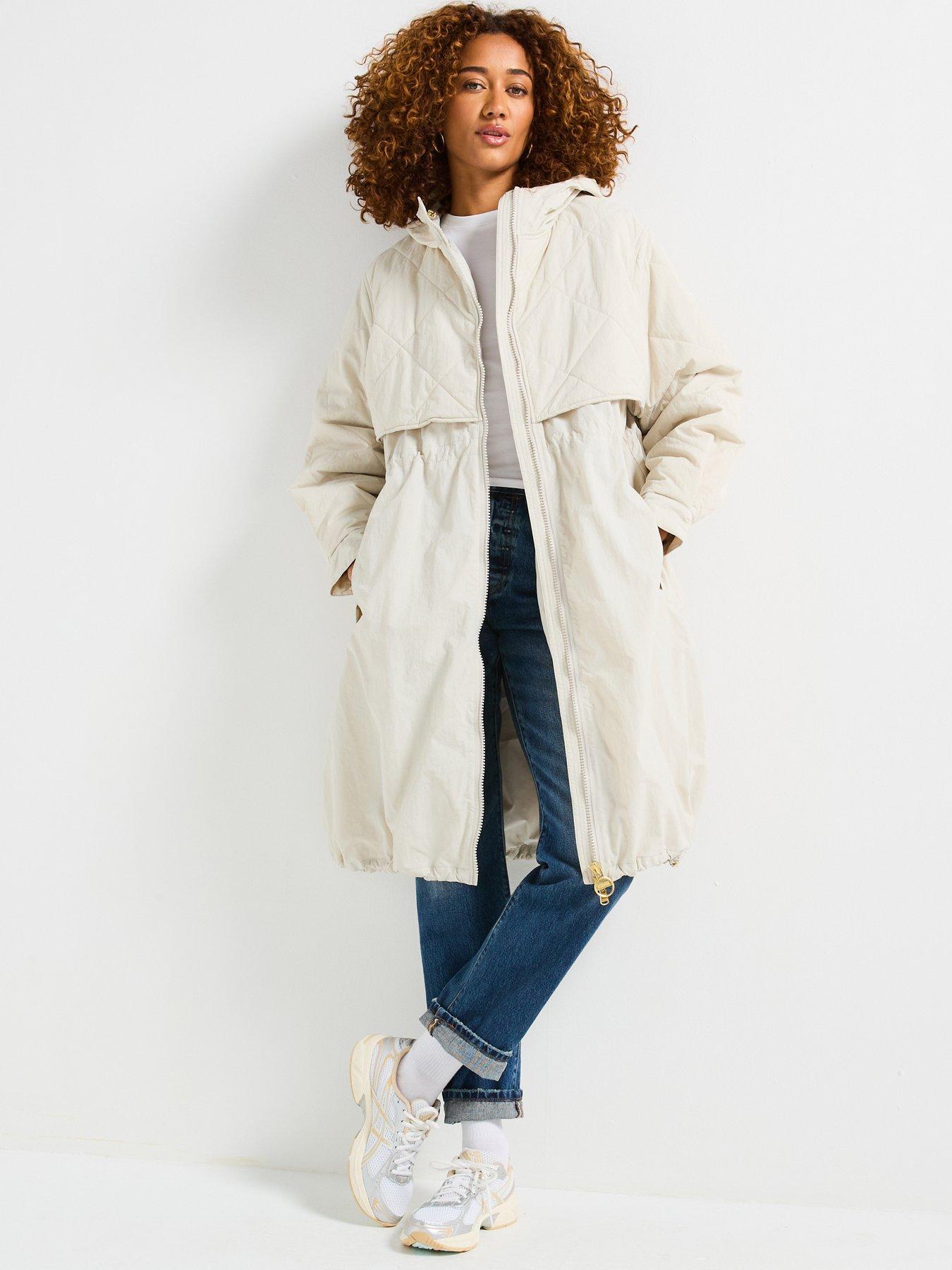  image of barbour-international-estella-parka-casual-jacket-beige