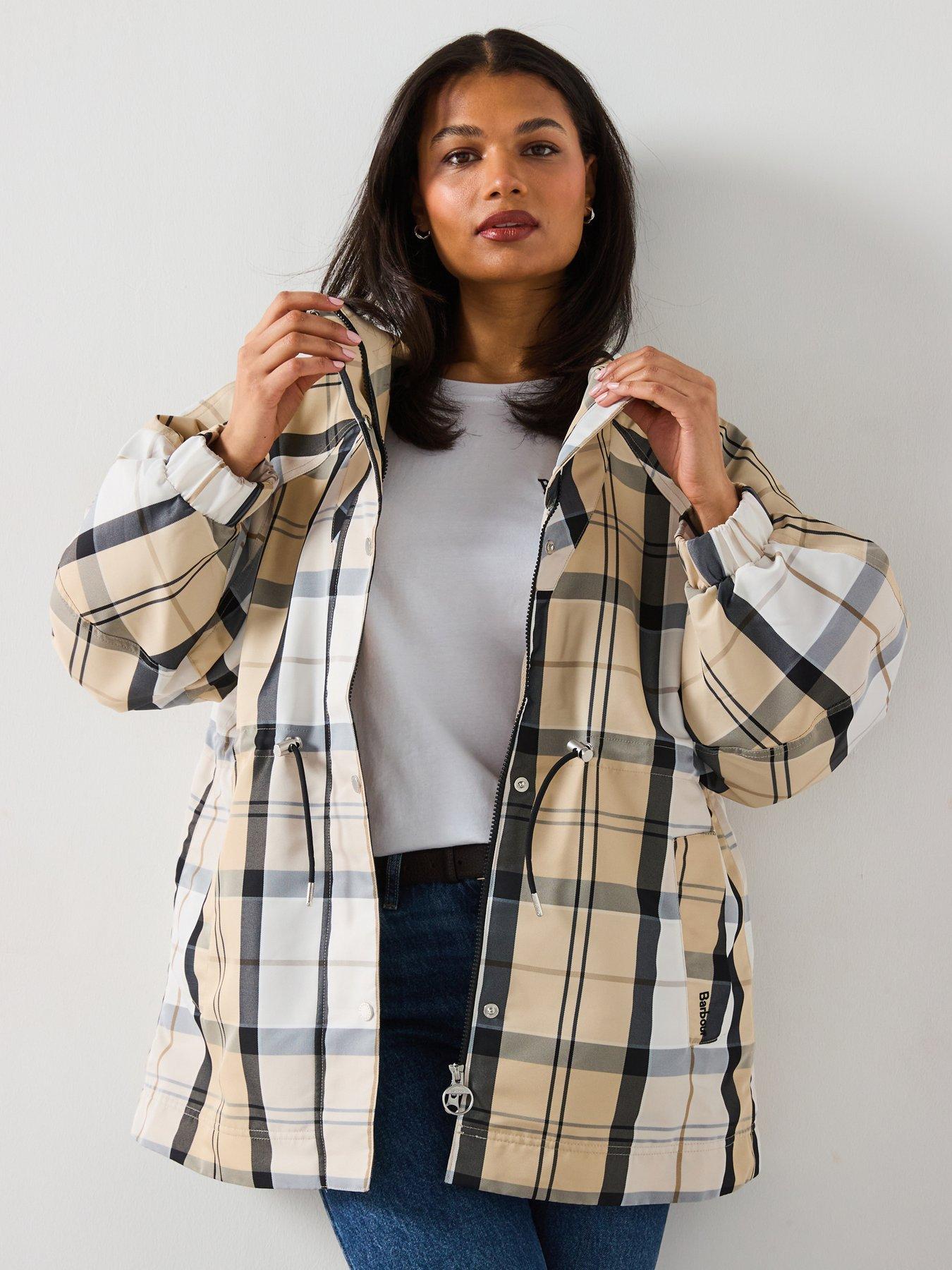 Image 1 of 6 of Barbour Suri Checked Showerproof Jacket - Multi