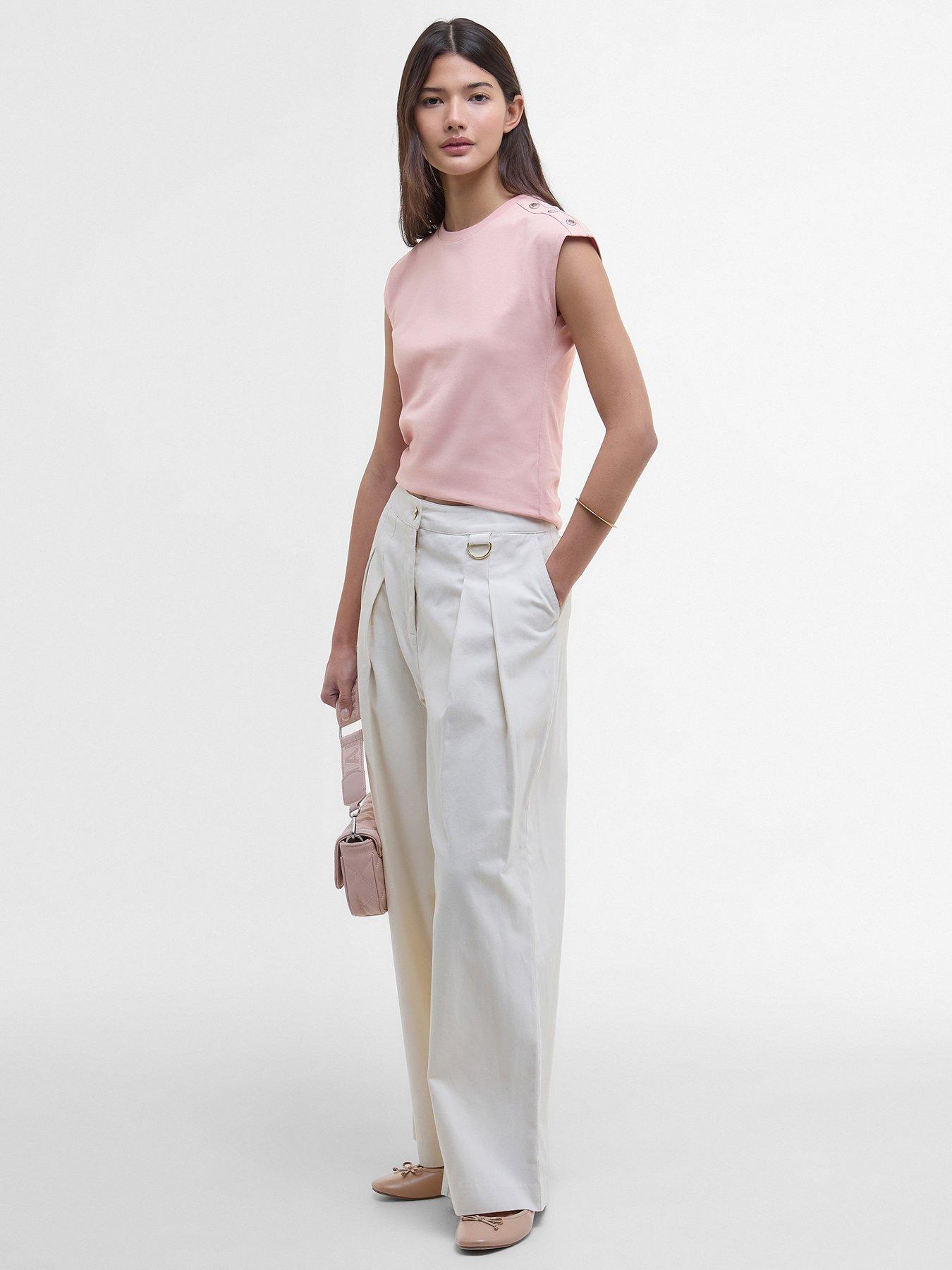  image of barbour-international-priya-top-nbsppink