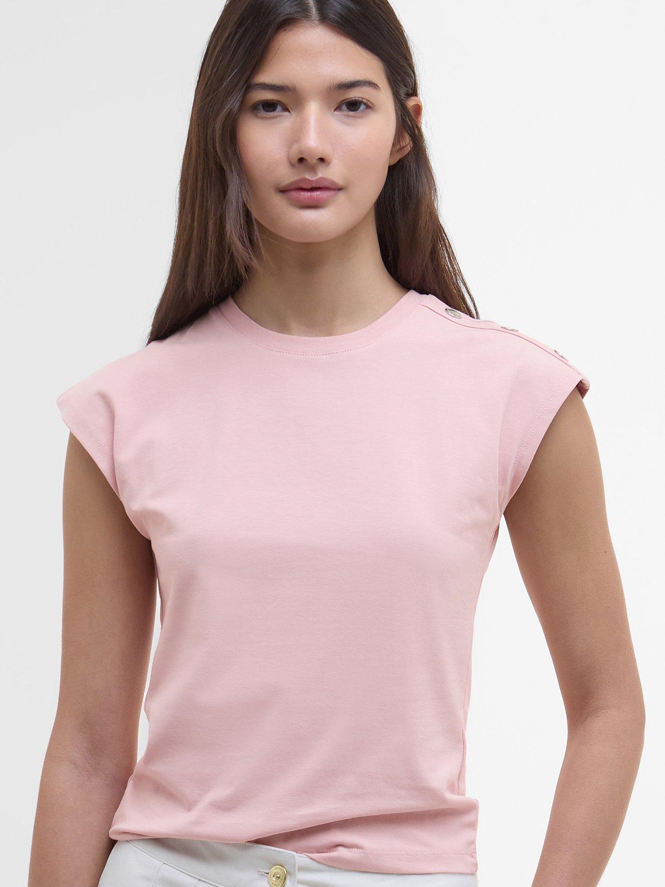  image of barbour-international-priya-top-nbsppink