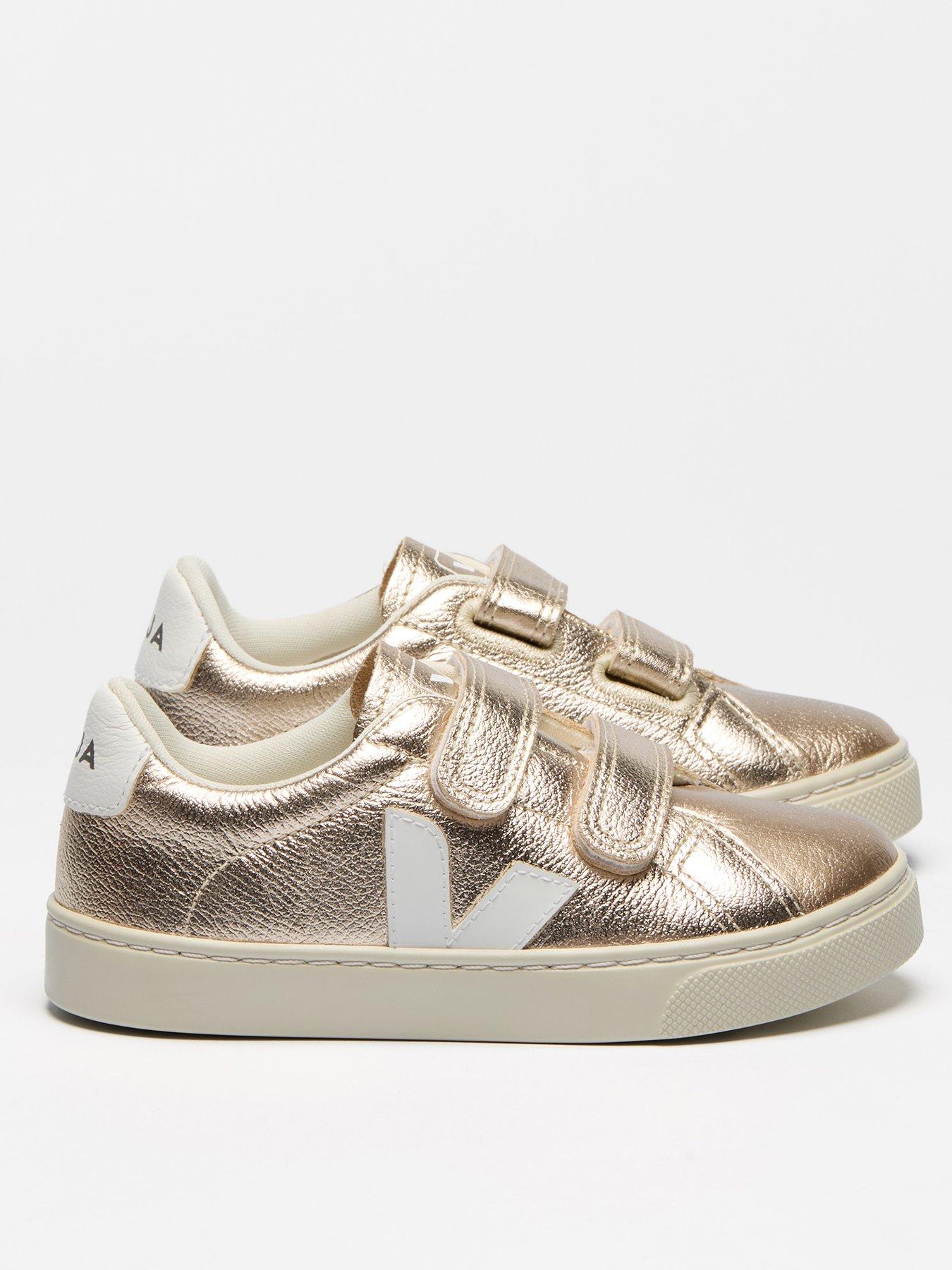 veja-toddler-small-esplar-metallic-trainers-pinkwhite