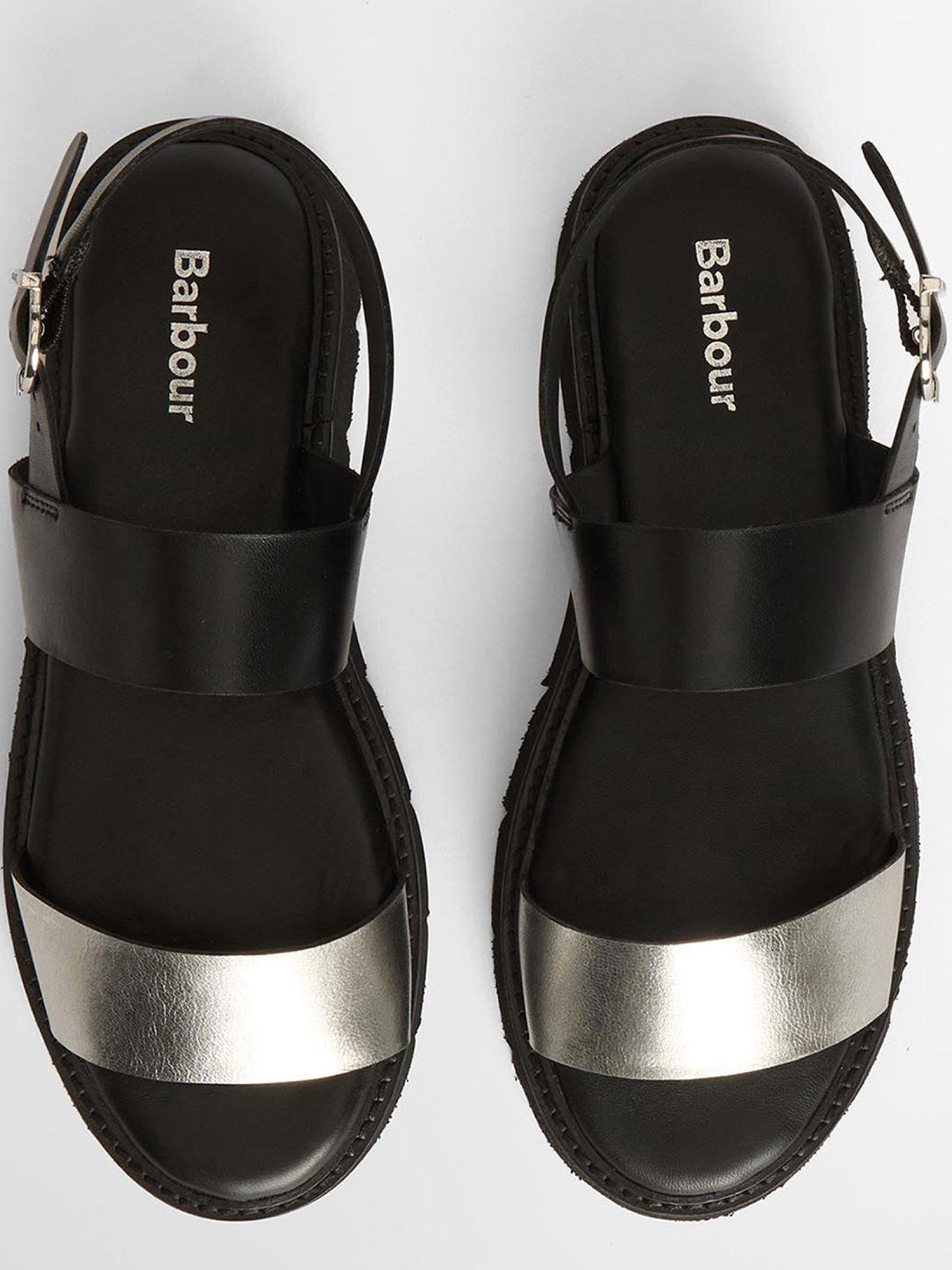 Image 4 of 6 of Barbour Harewood Sandal - Black