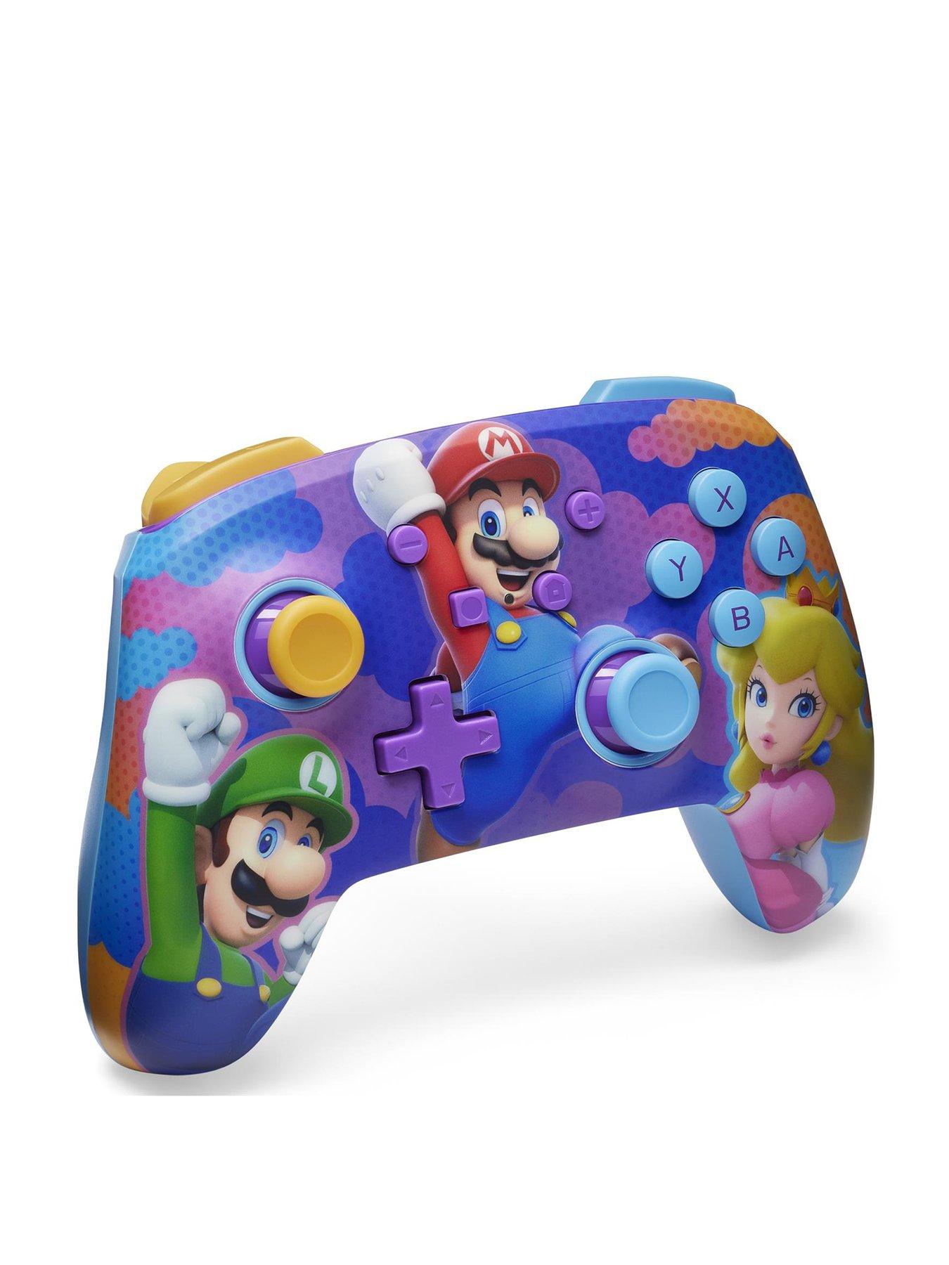  image of powera-enhanced-wireless-controller-for-nintendo-switch-color-splash-heroes