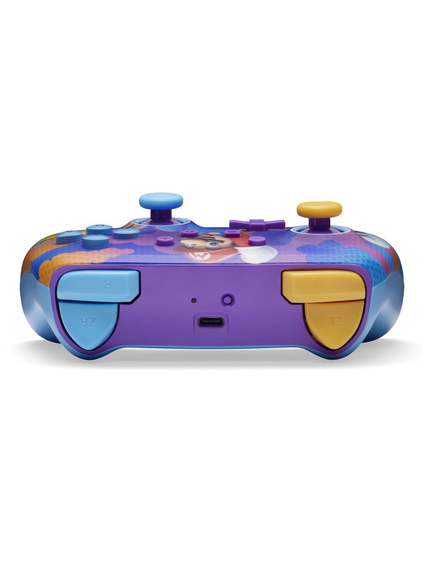  image of powera-enhanced-wireless-controller-for-nintendo-switch-color-splash-heroes