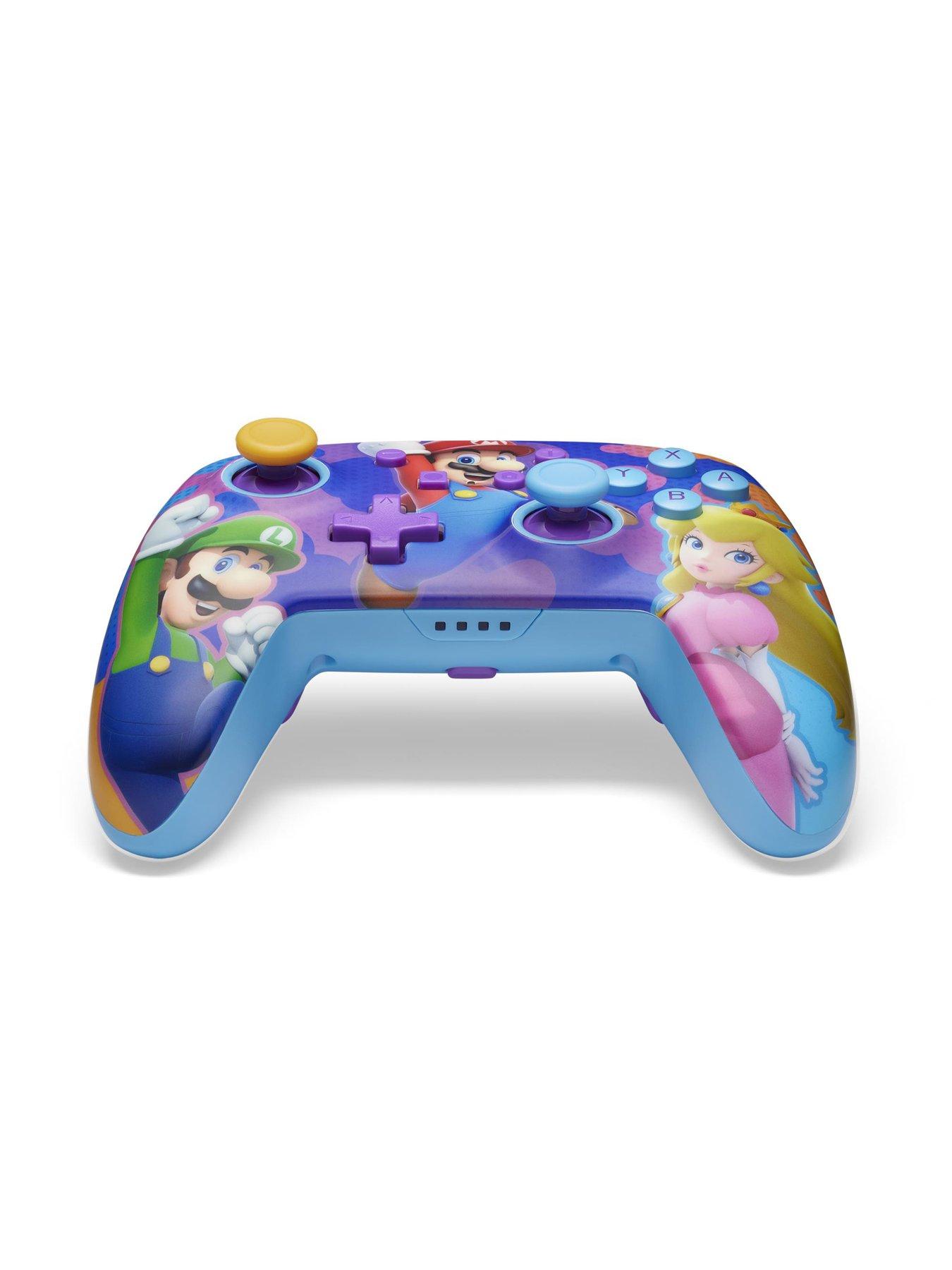  image of powera-enhanced-wireless-controller-for-nintendo-switch-color-splash-heroes
