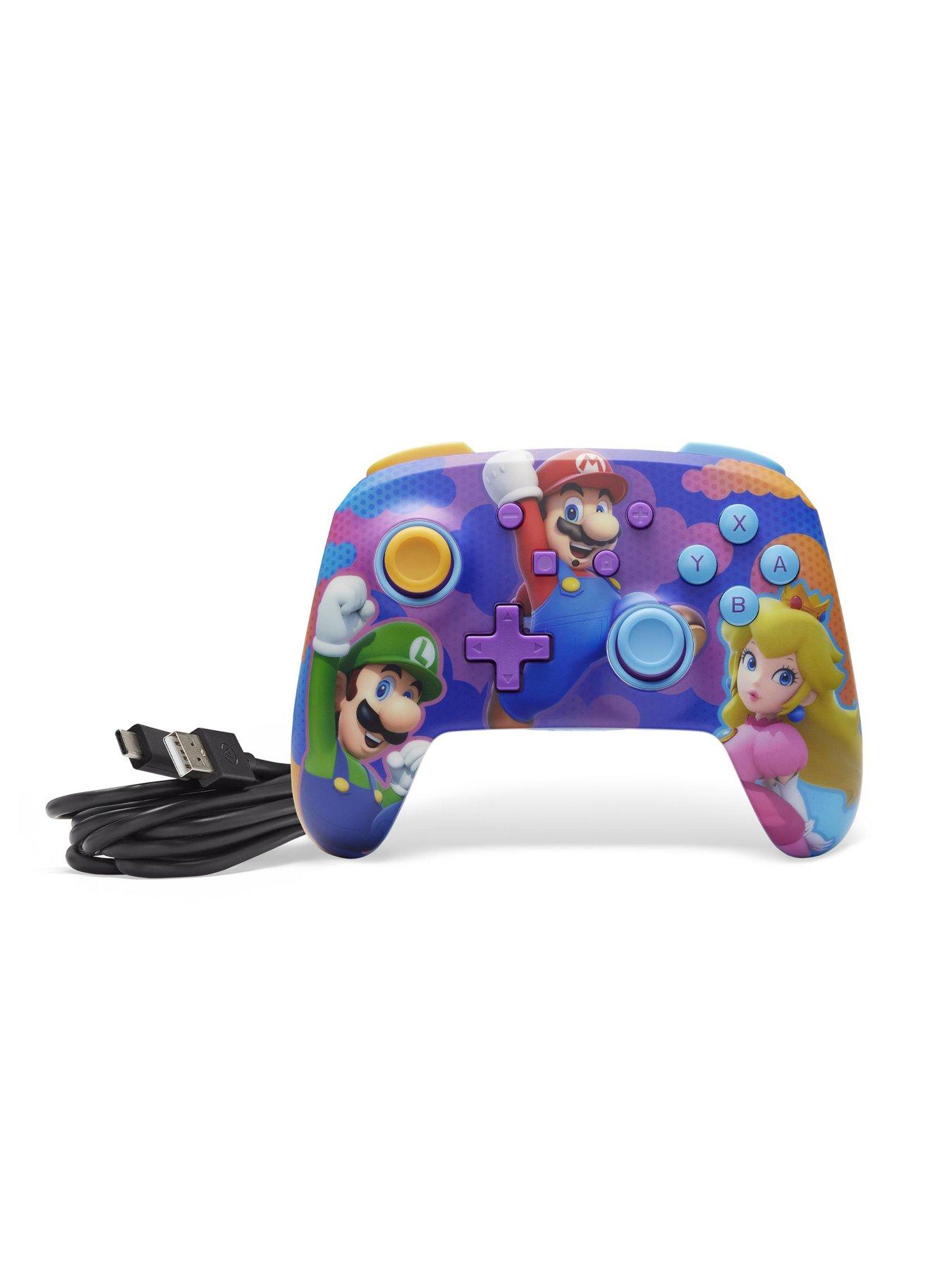  image of powera-enhanced-wireless-controller-for-nintendo-switch-color-splash-heroes