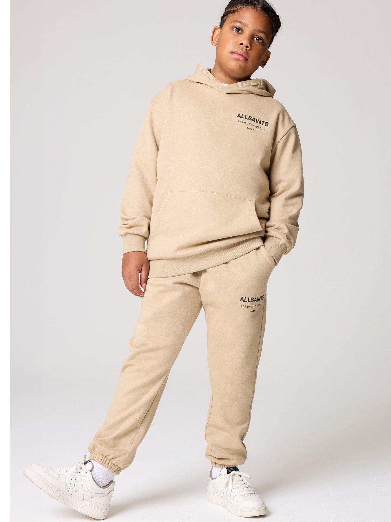 undefined Boys Underground Hoodie Set - Beige