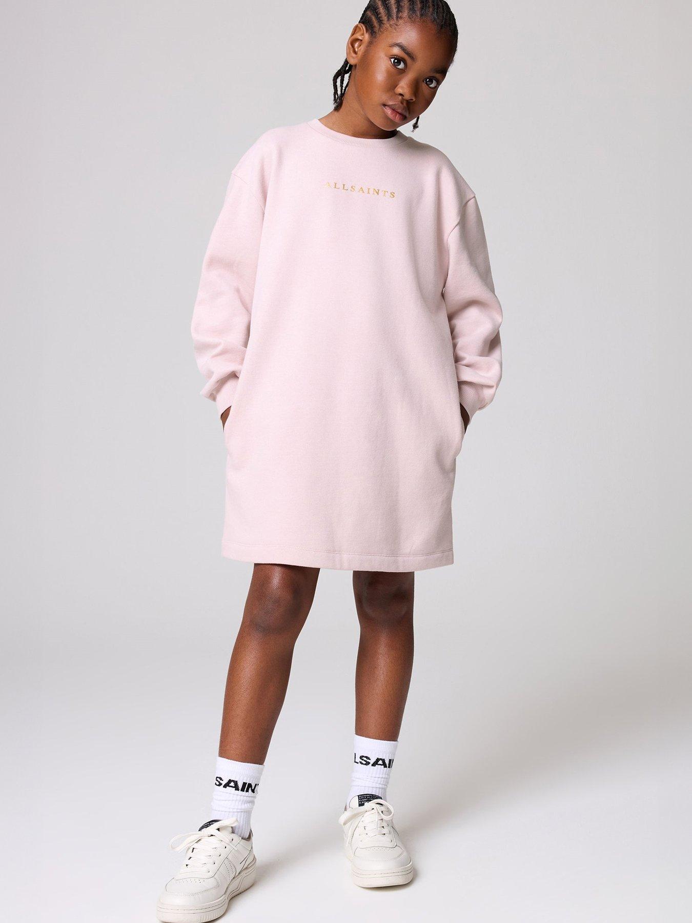 smallsaints-girls-sweat-dress-pink