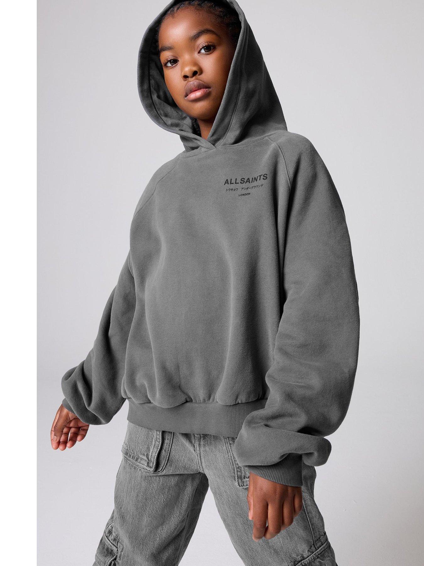 smALLSAINTS Girls Dana Zip Hoodie - Grey