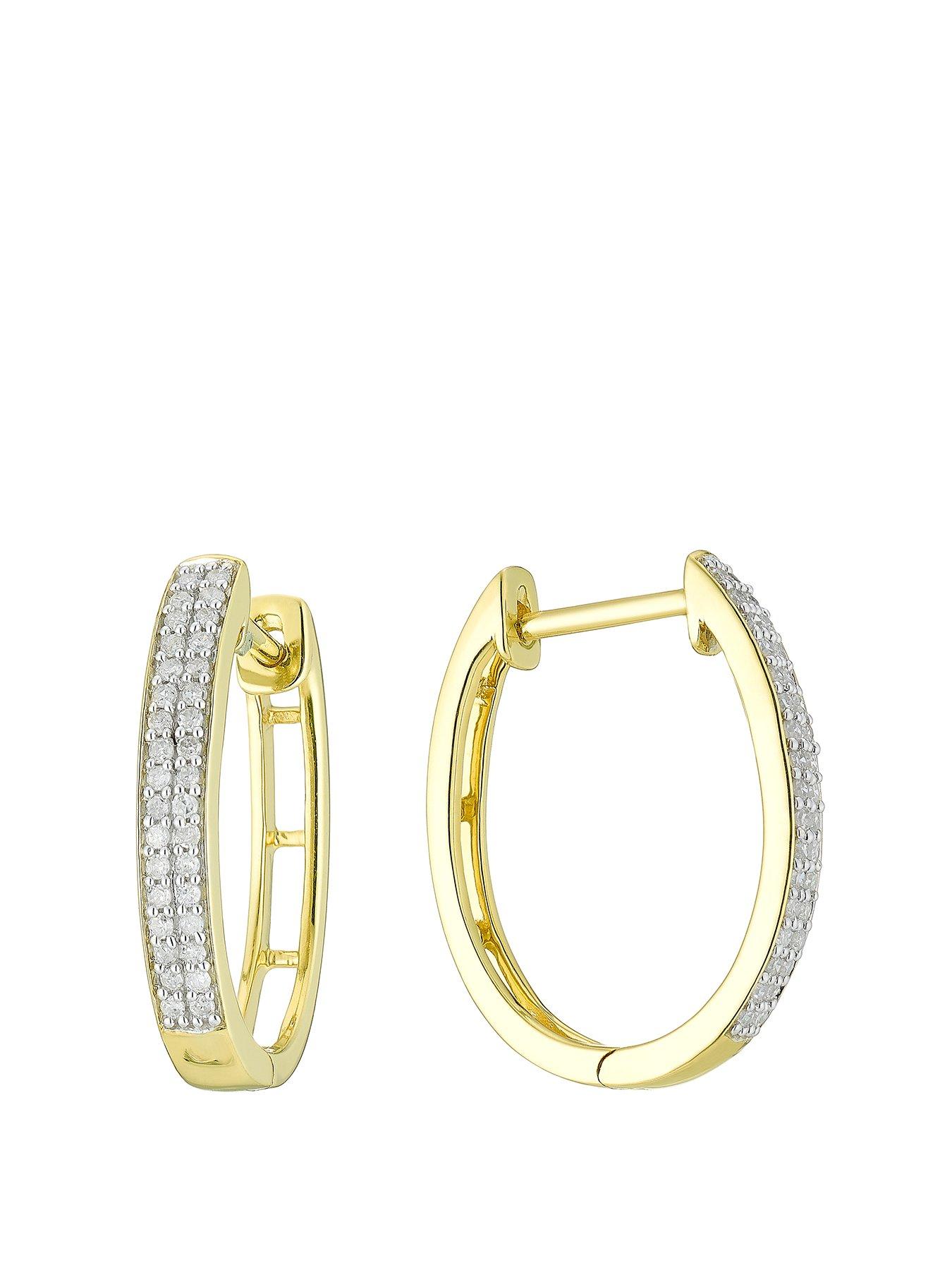 Samuels gold hoop earrings discount