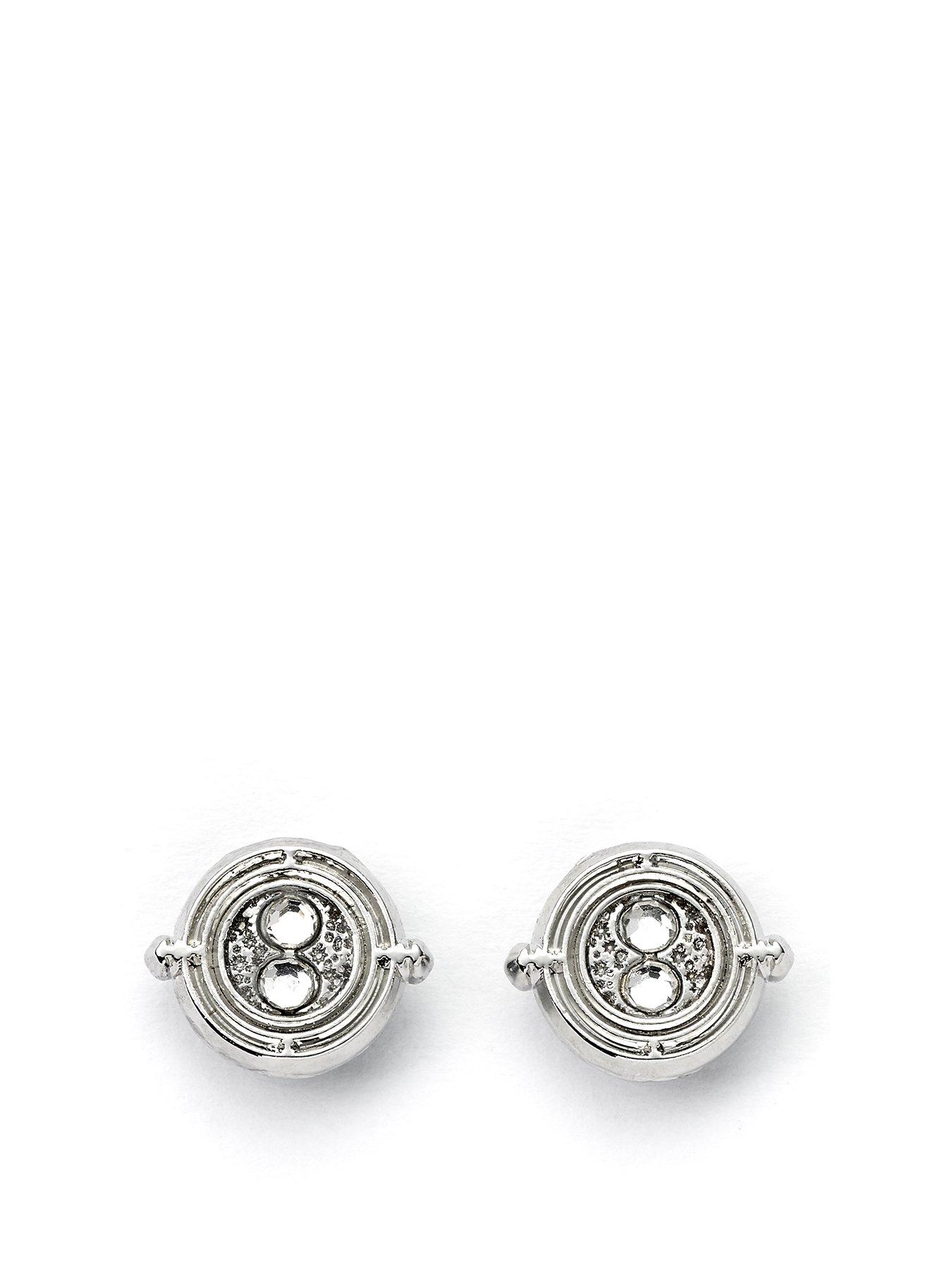 harry-potter-time-turner-silver-plated-stud-earrings