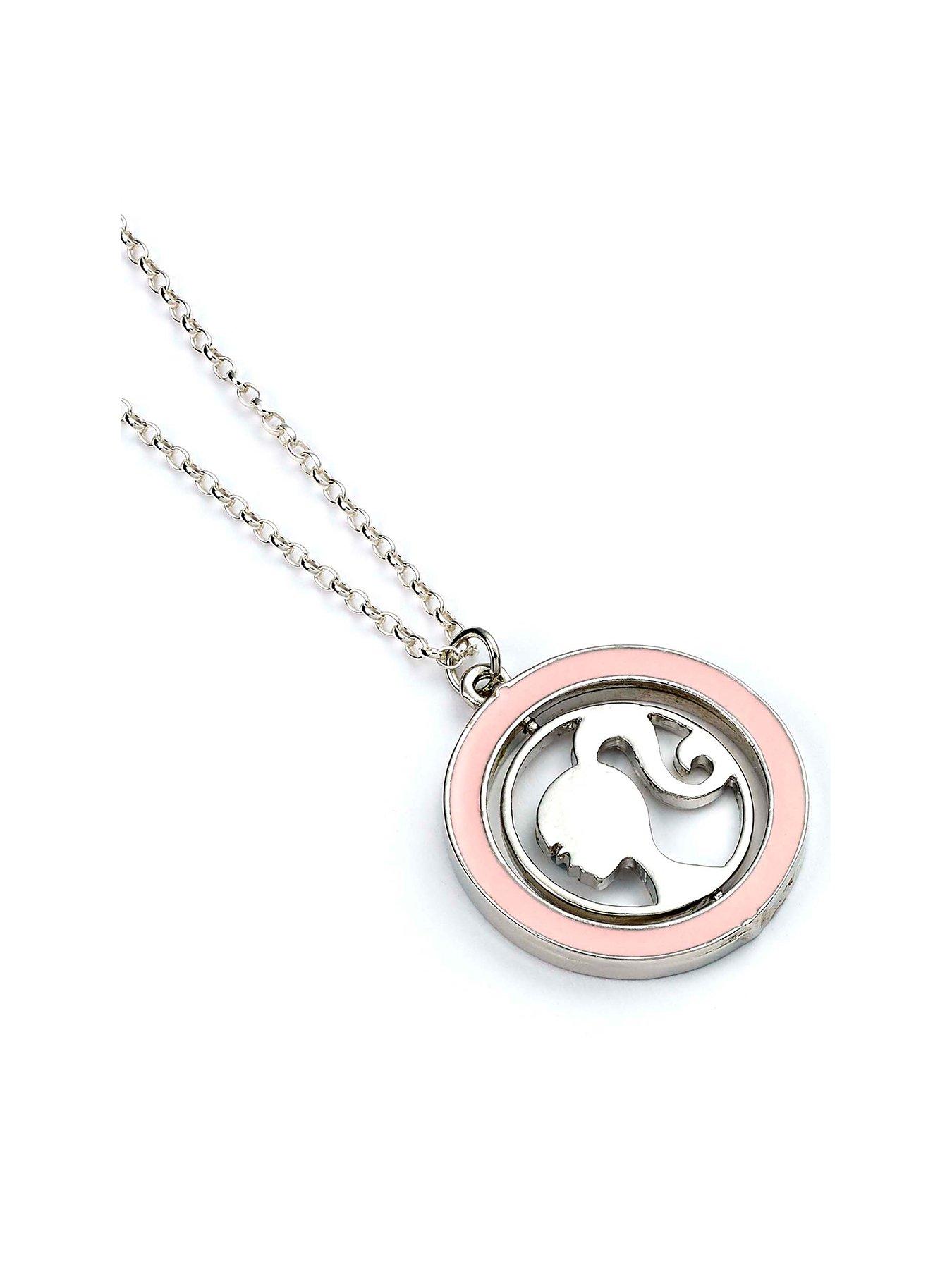 Image 1 of 6 of Barbie Spinning Silhouette Necklace