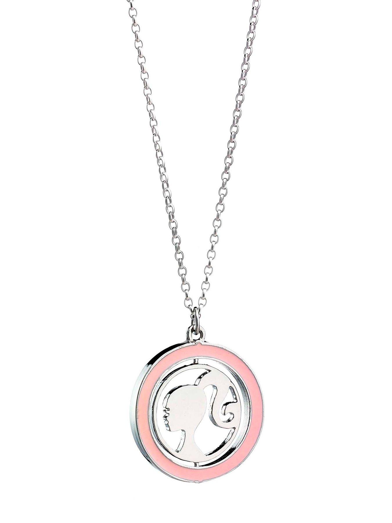 Image 2 of 6 of Barbie Spinning Silhouette Necklace
