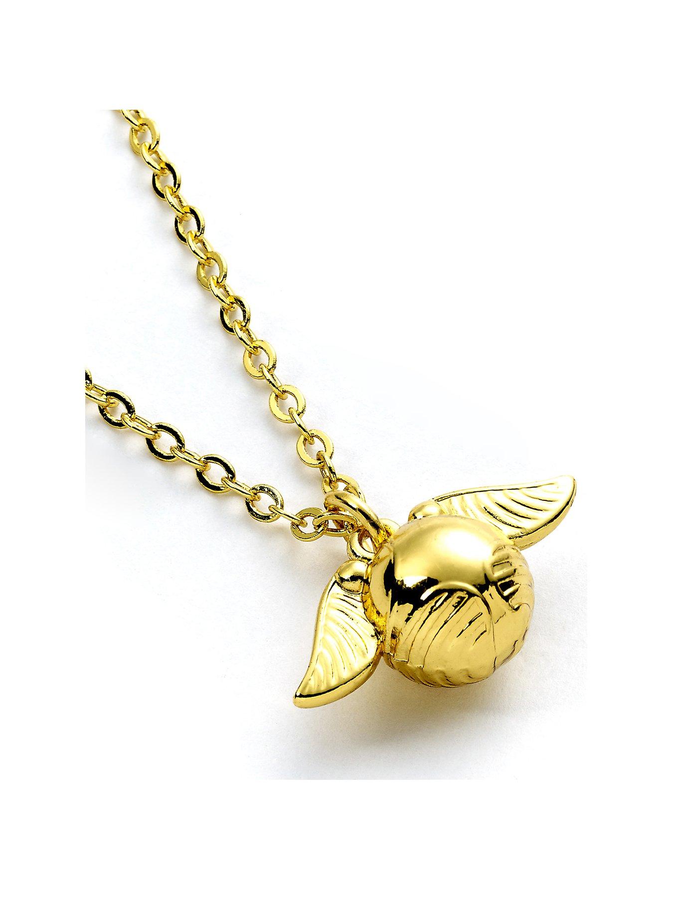 undefined Golden Snitch Gold Tone Necklace