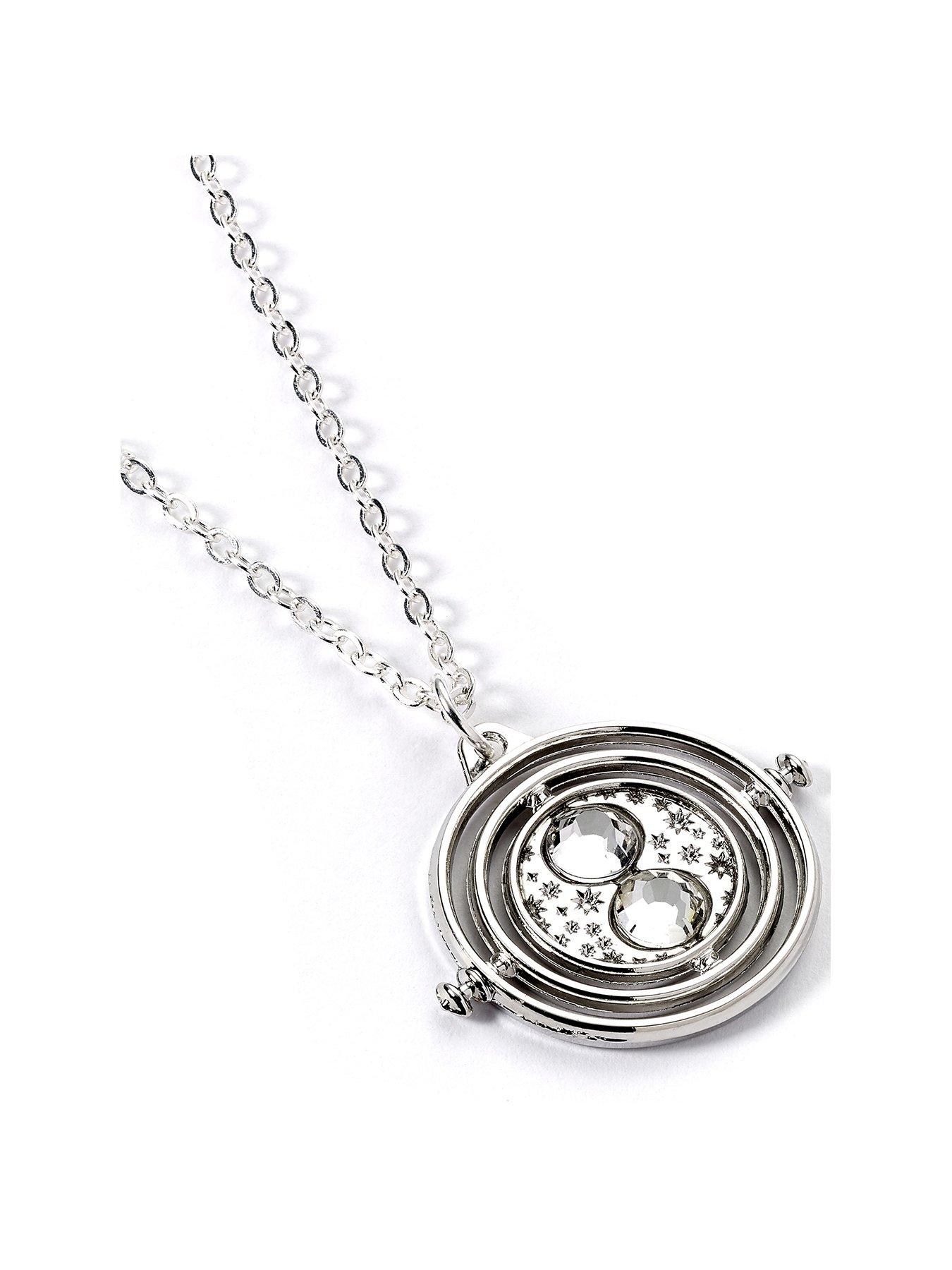 undefined Silver Tone Time Turner Necklace