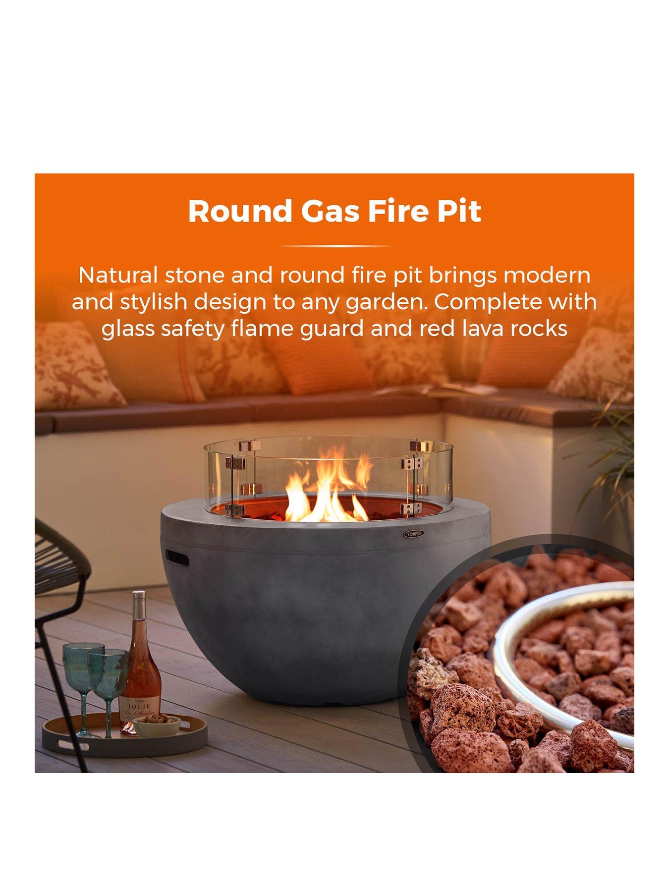  image of tower-magna-round-gas-fire-pit