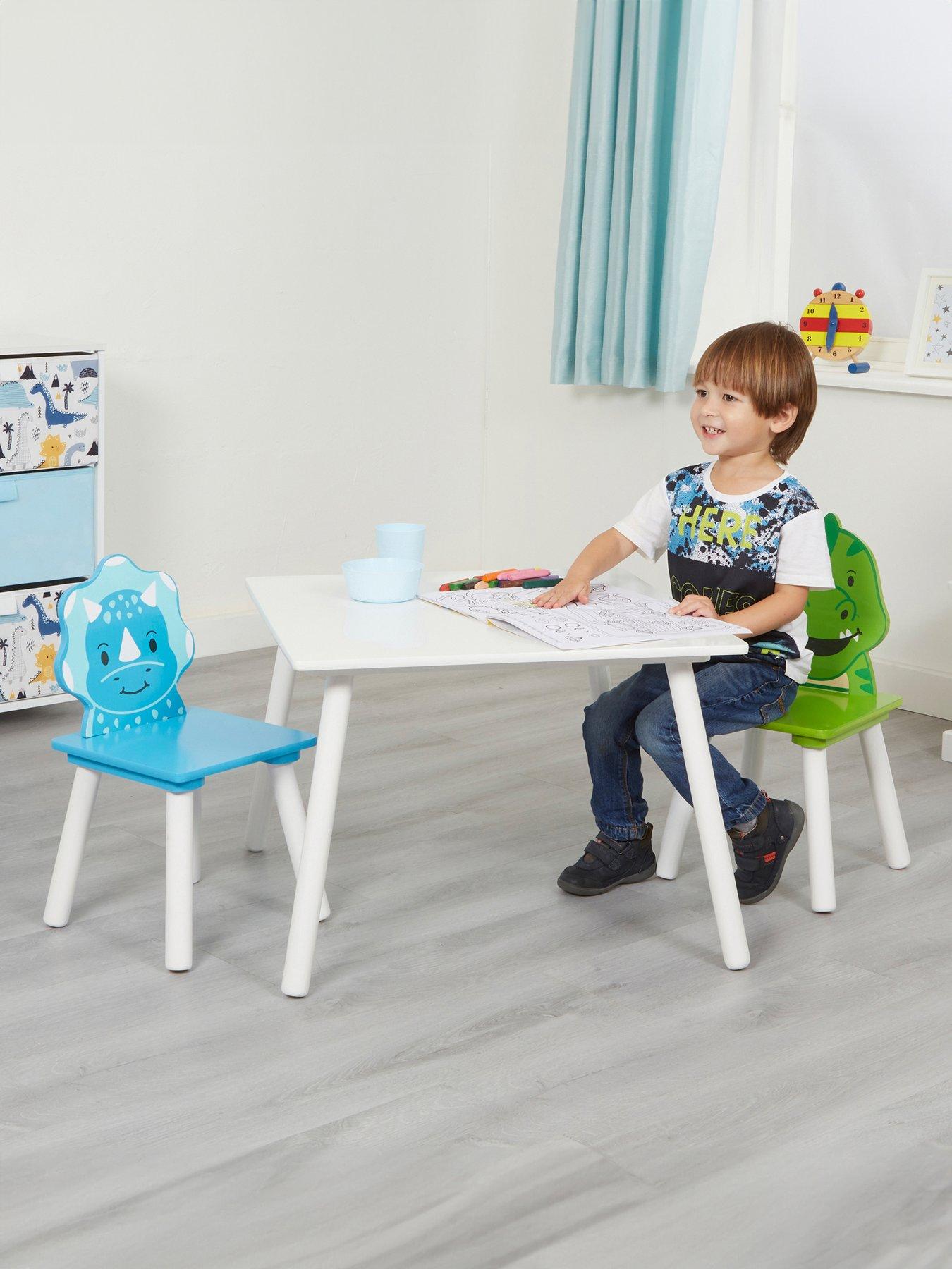  image of liberty-house-kids-dinosaur-table-and-two-chairs-set