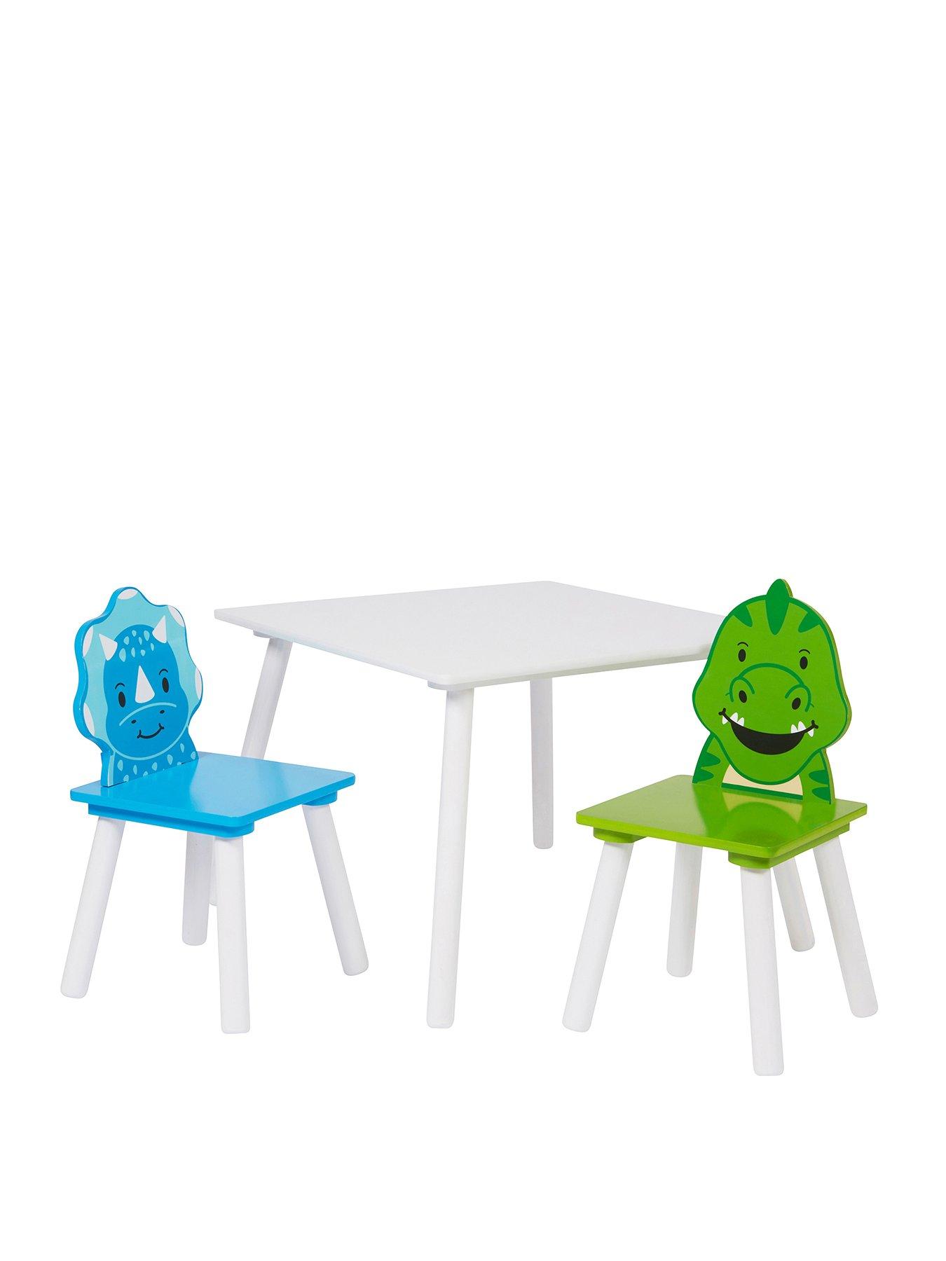  image of liberty-house-kids-dinosaur-table-and-two-chairs-set