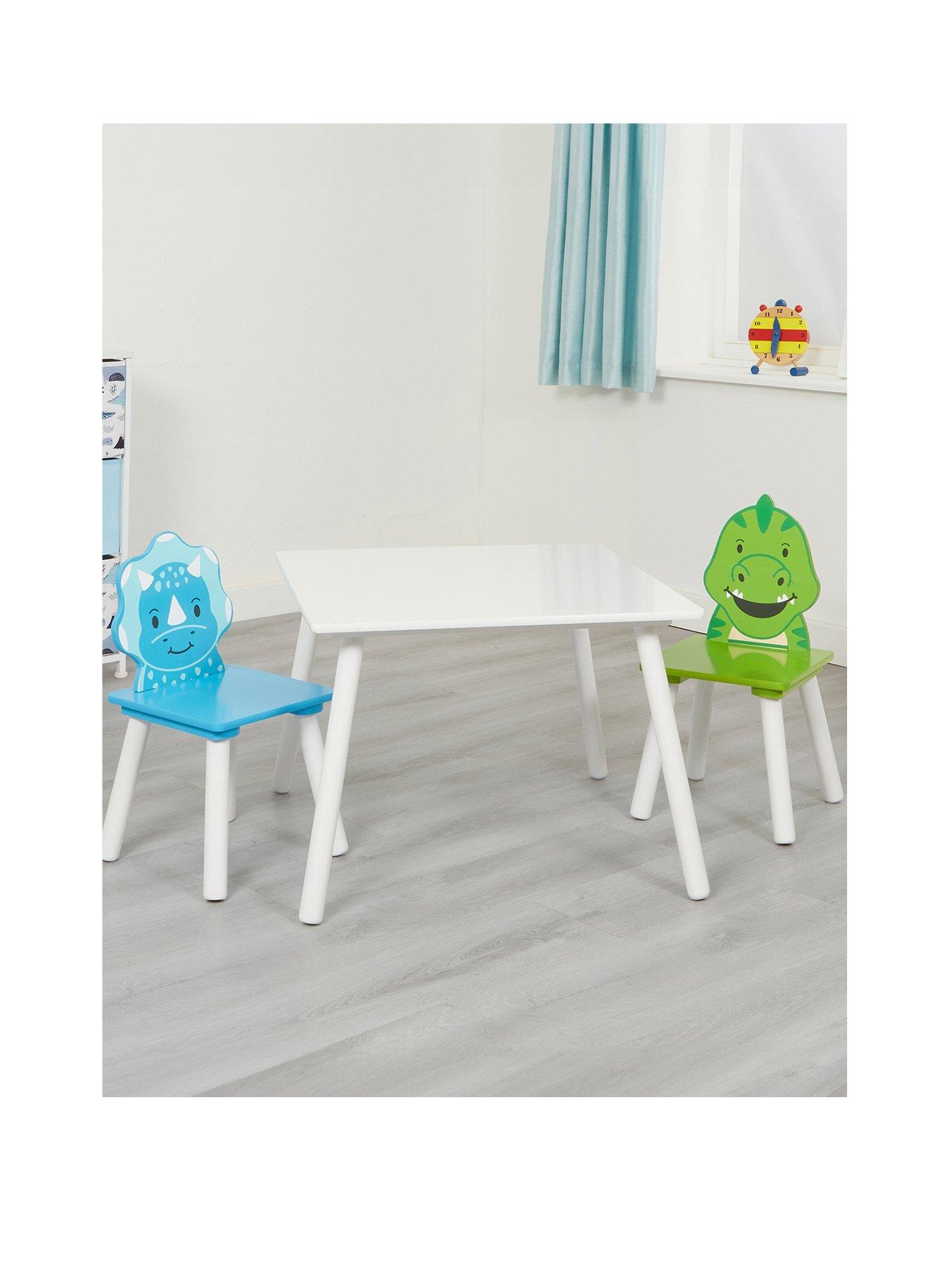  image of liberty-house-kids-dinosaur-table-and-two-chairs-set