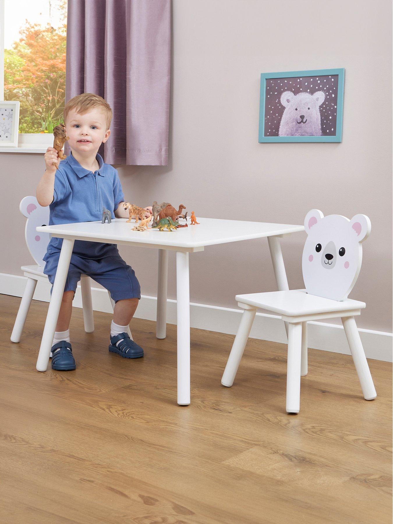 Liberty House Kids Bear Table and Two Chairs set