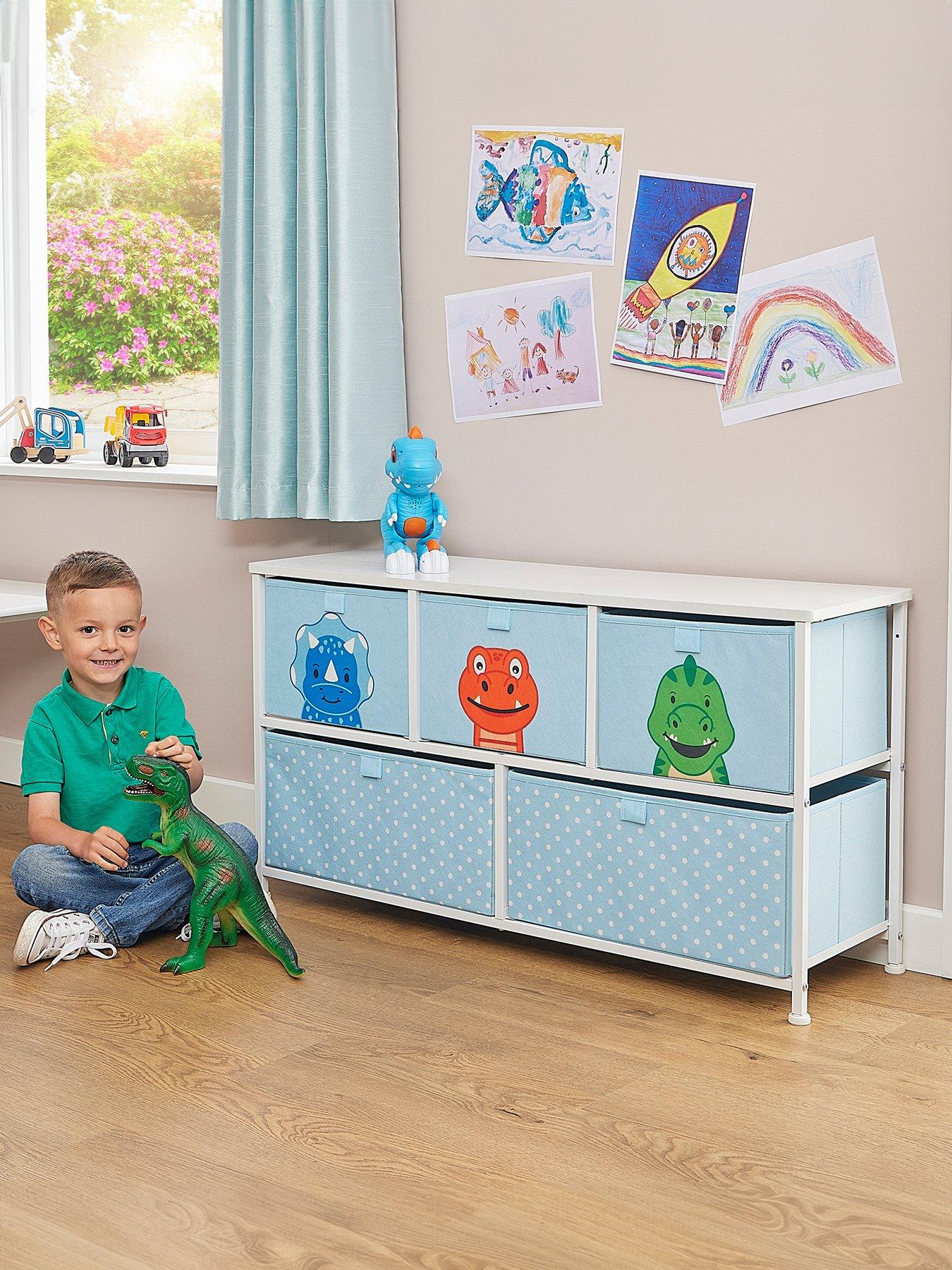 Liberty House Dinosaur Five Drawer Storage Chest