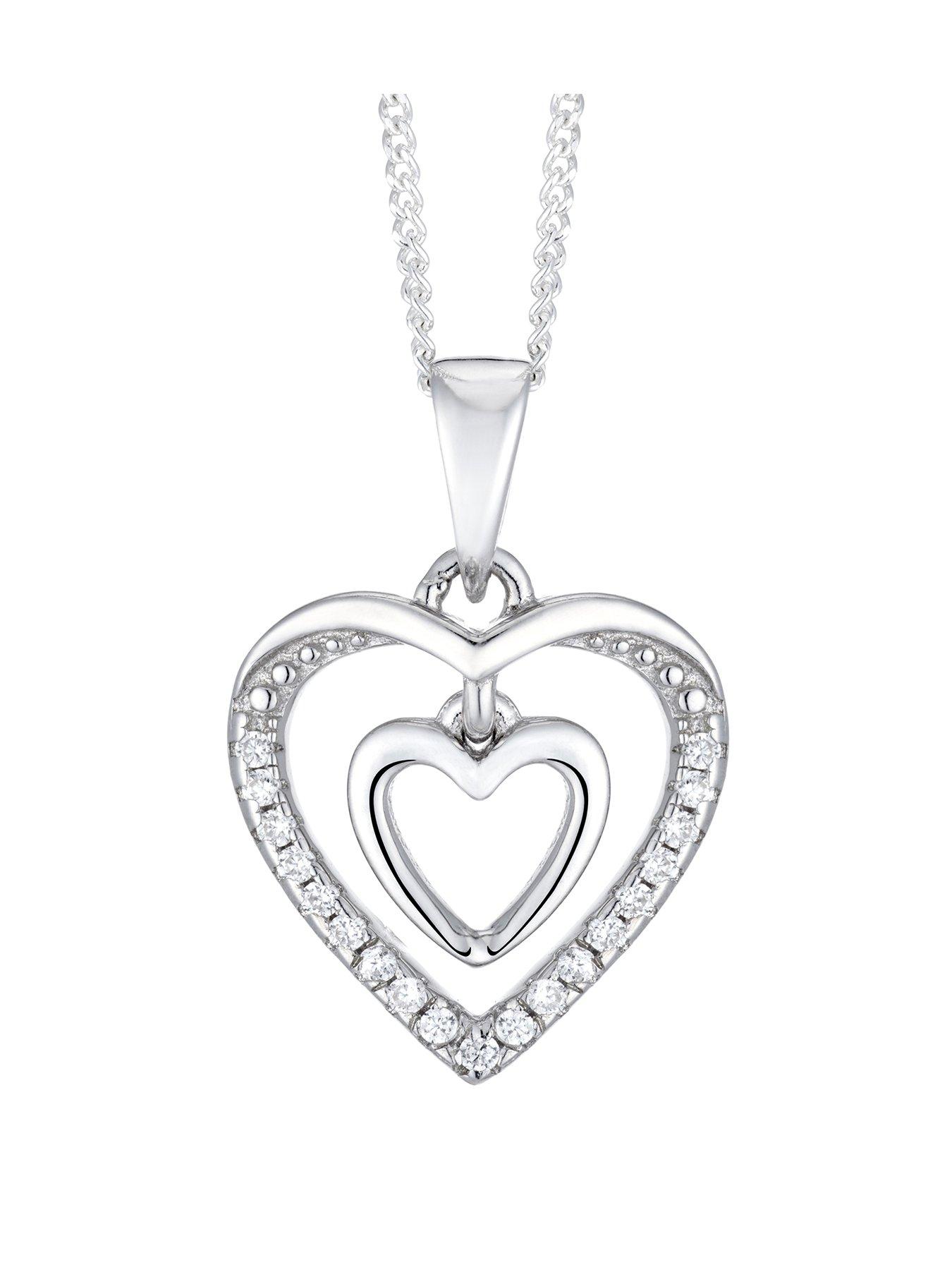 h-samuel-silver-cubic-zirconia-double-heart-pendant