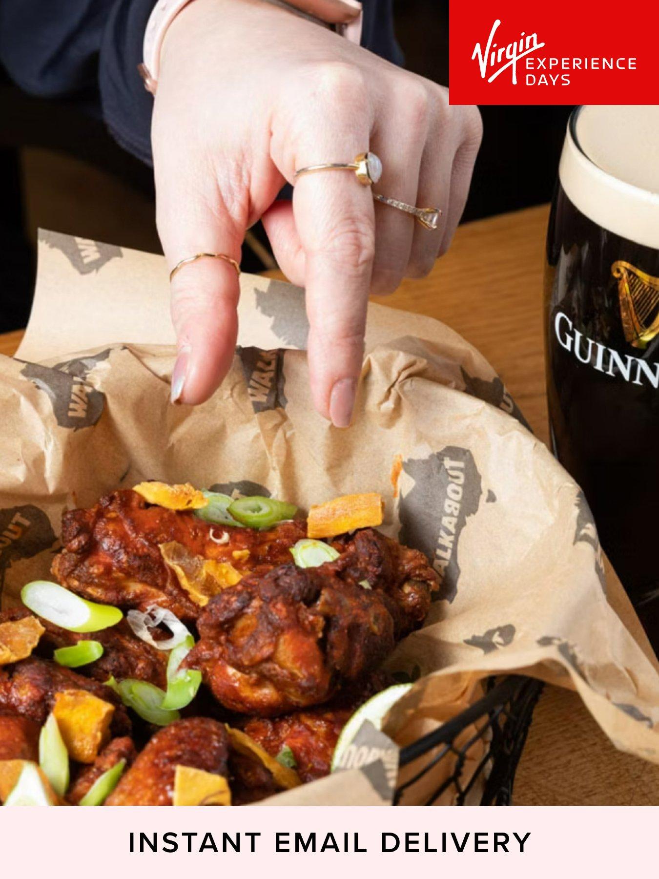 Virgin Experience Days Walkabout Wings and Bottomless Bevvies for Two - 14 UK Locations
